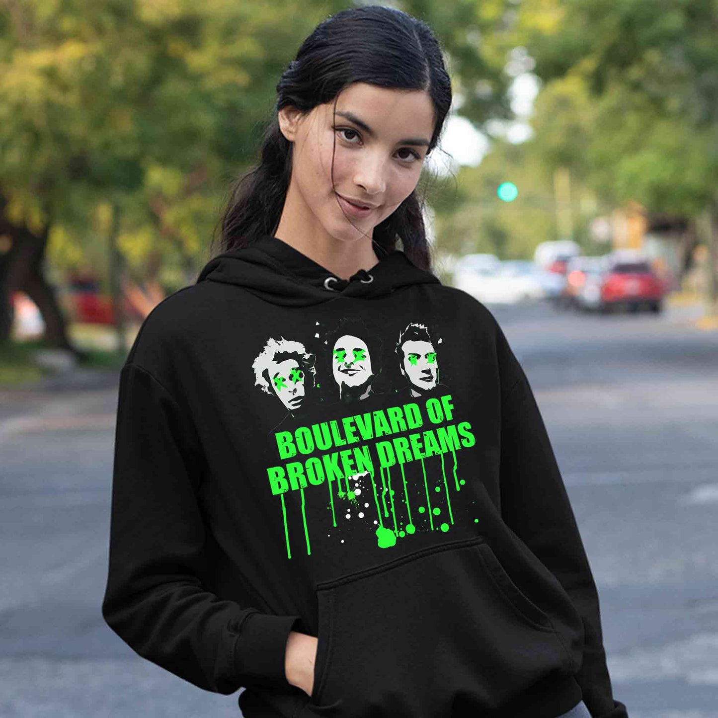green day boulevard of broken dreams hoodie hooded sweatshirt winterwear music band buy online india the banyan tee tbt men women girls boys unisex black