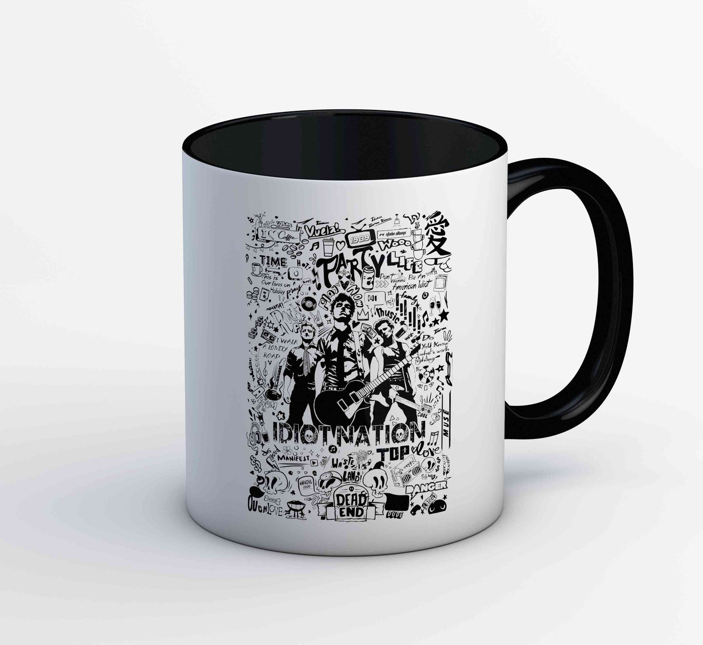 green day boulevard of broken scribbles mug coffee ceramic music band buy online india the banyan tee tbt men women girls boys unisex