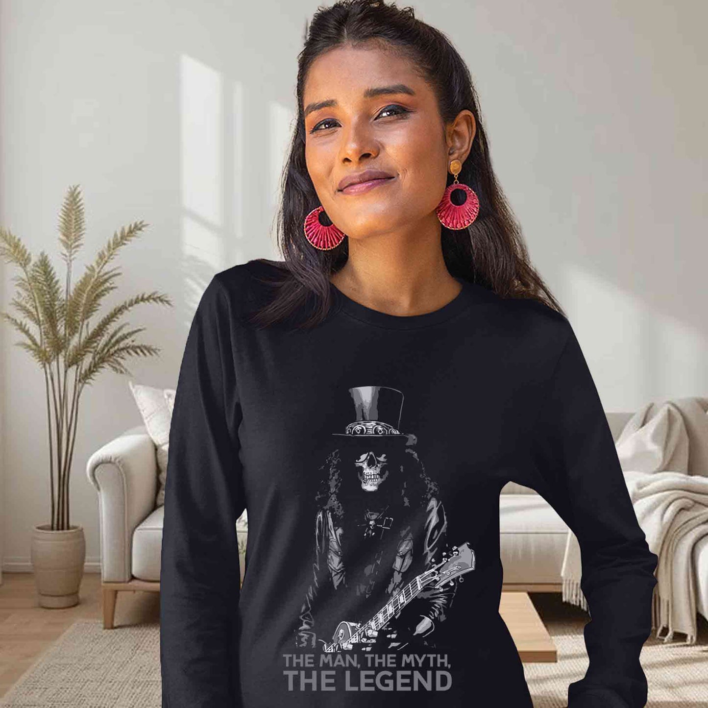 guns n' roses the legend - slash full sleeves long sleeves music band buy online india the banyan tee tbt men women girls boys unisex black