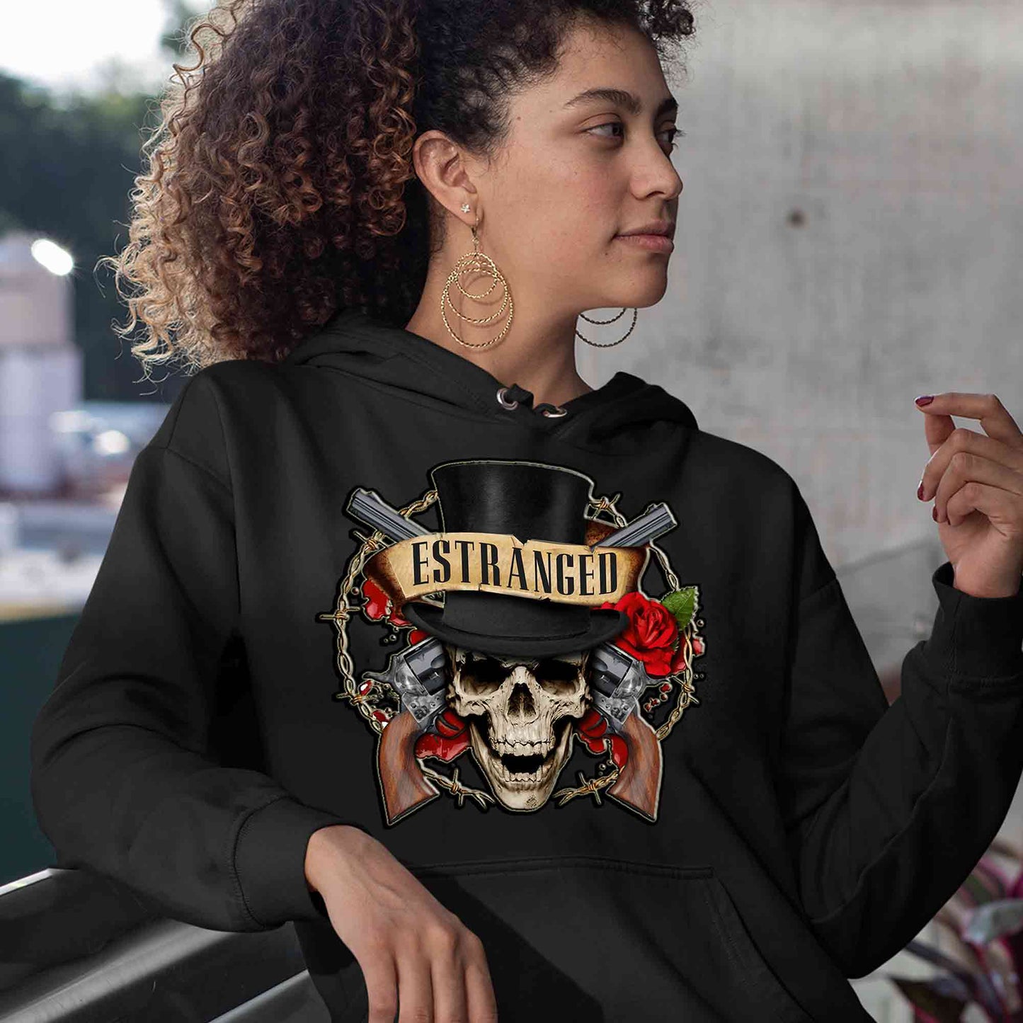 guns n' roses estranged hoodie hooded sweatshirt winterwear music band buy online india the banyan tee tbt men women girls boys unisex black