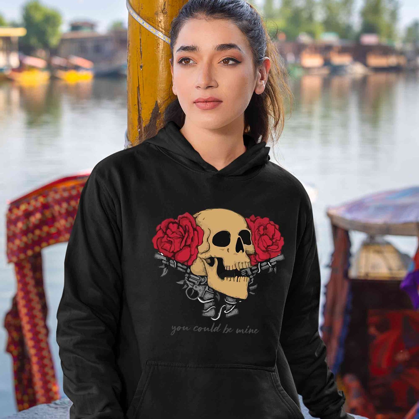 guns n' roses you could be mine hoodie hooded sweatshirt winterwear music band buy online india the banyan tee tbt men women girls boys unisex black