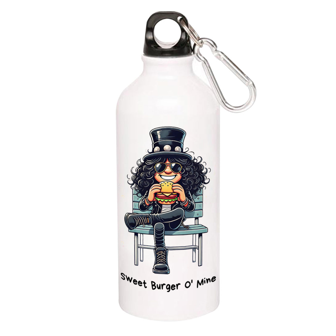 guns n' roses sweet burger o' mine sipper steel water bottle flask gym shaker music band buy online india the banyan tee tbt men women girls boys unisex