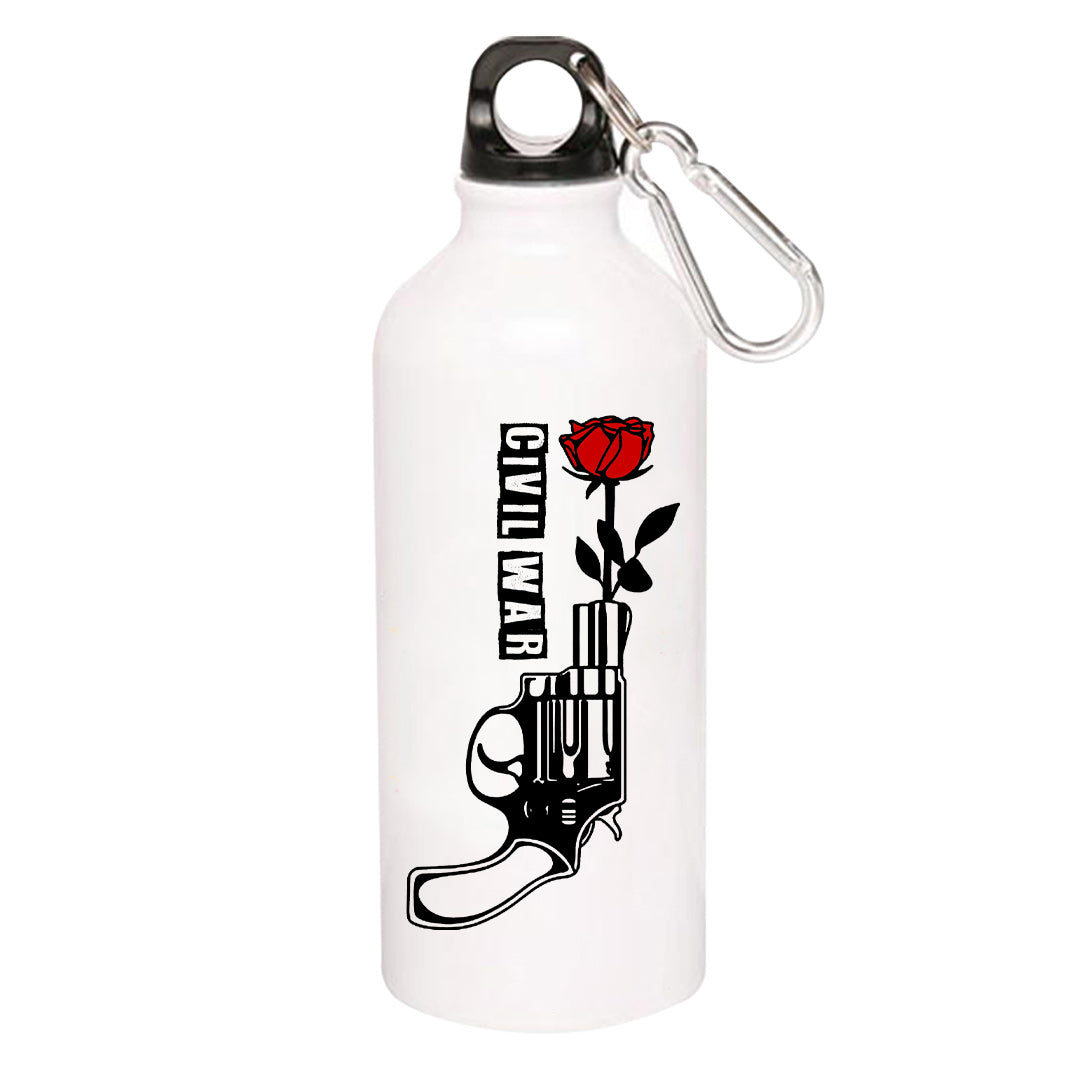 guns n' roses civil war sipper steel water bottle flask gym shaker music band buy online india the banyan tee tbt men women girls boys unisex