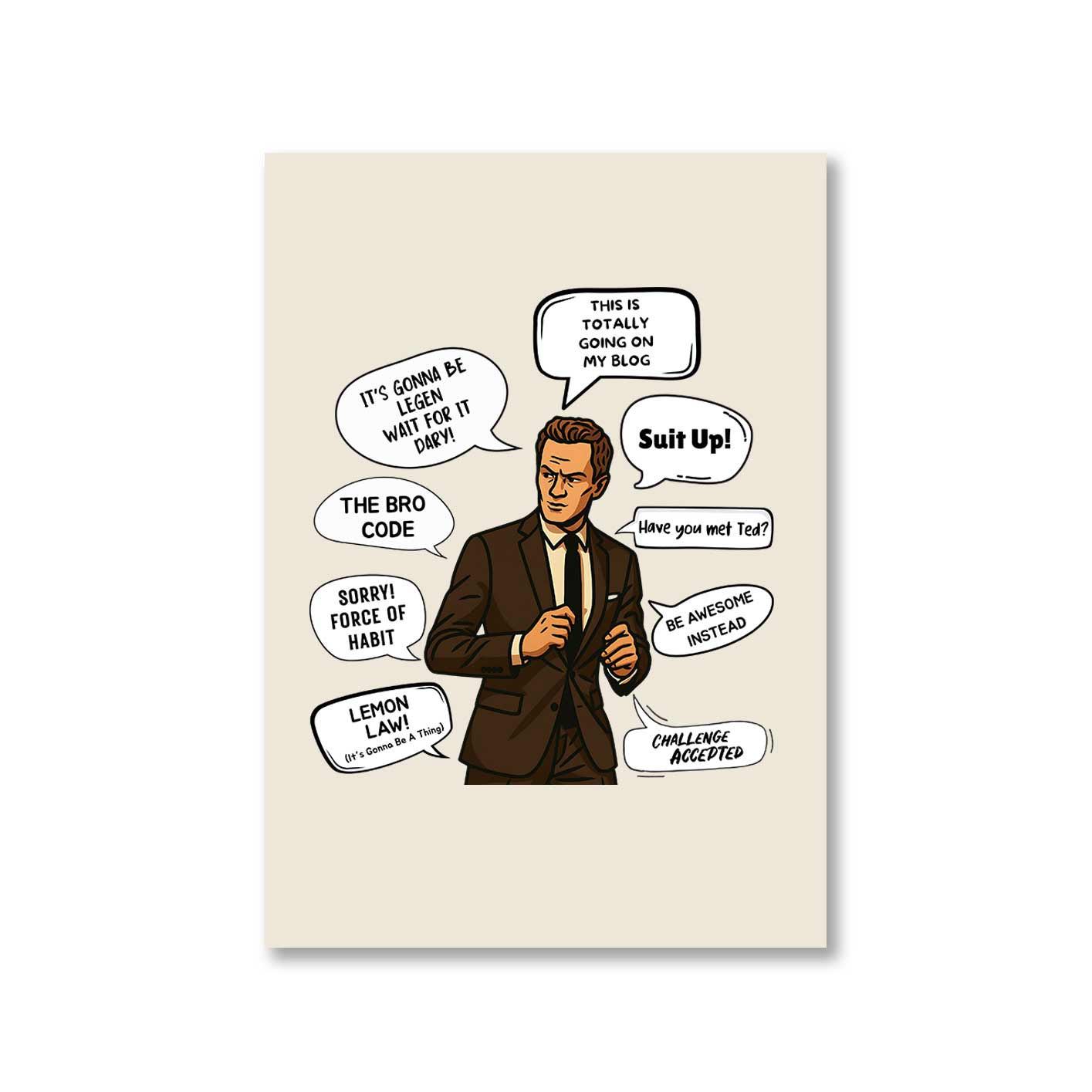 How I Met Your Mother Poster - The Banyan Tee TBT