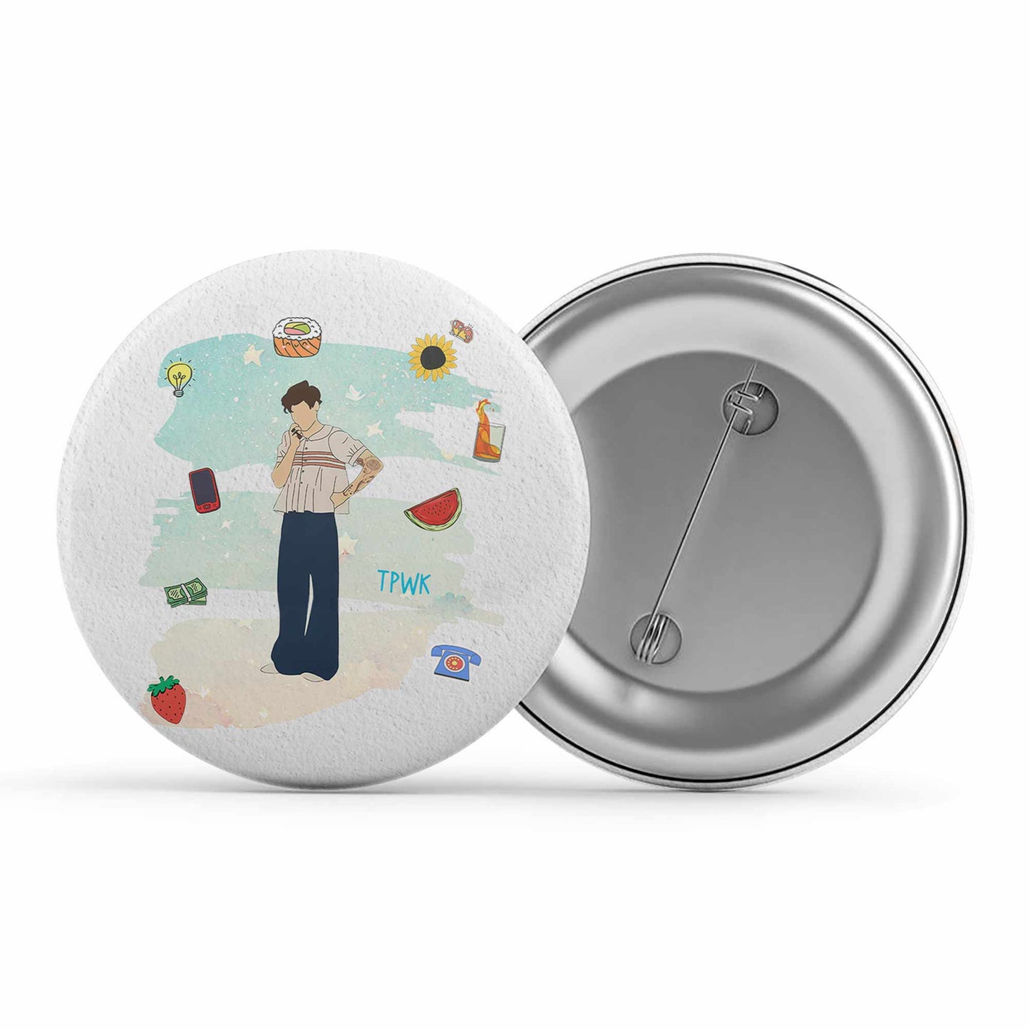 harry styles stylescape badge pin button music band buy online india the banyan tee tbt men women girls boys unisex