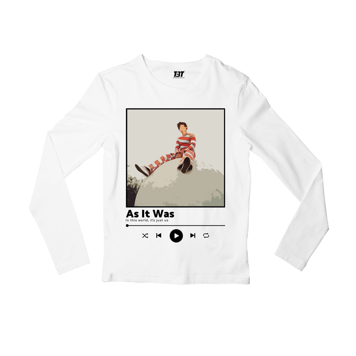 harry styles as it was full sleeves long sleeves music band buy online india the banyan tee tbt men women girls boys unisex white