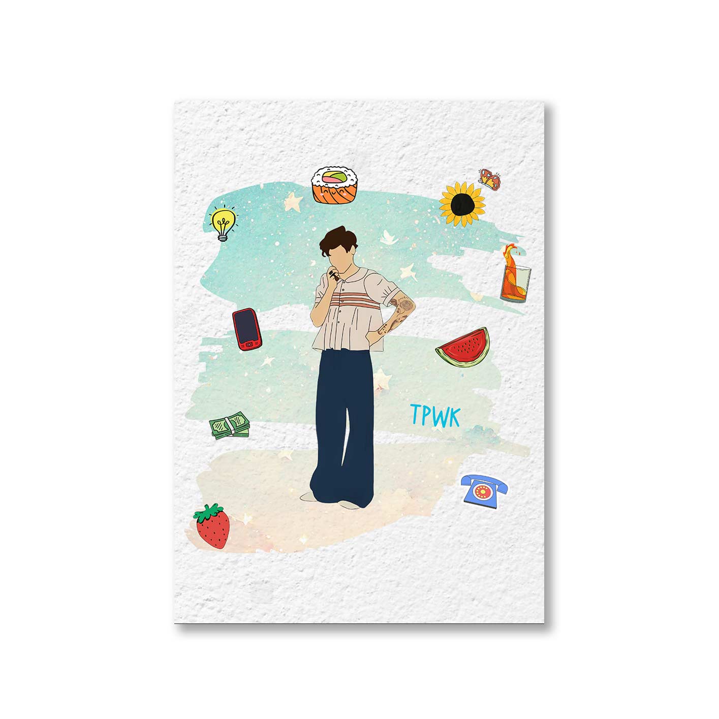 harry styles stylescape poster wall art buy online india the banyan tee tbt a4