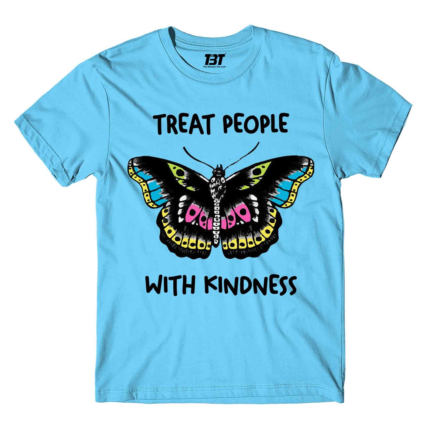 harry styles treat people with kindness t-shirt music band buy online india the banyan tee tbt men women girls boys unisex Sky Blue