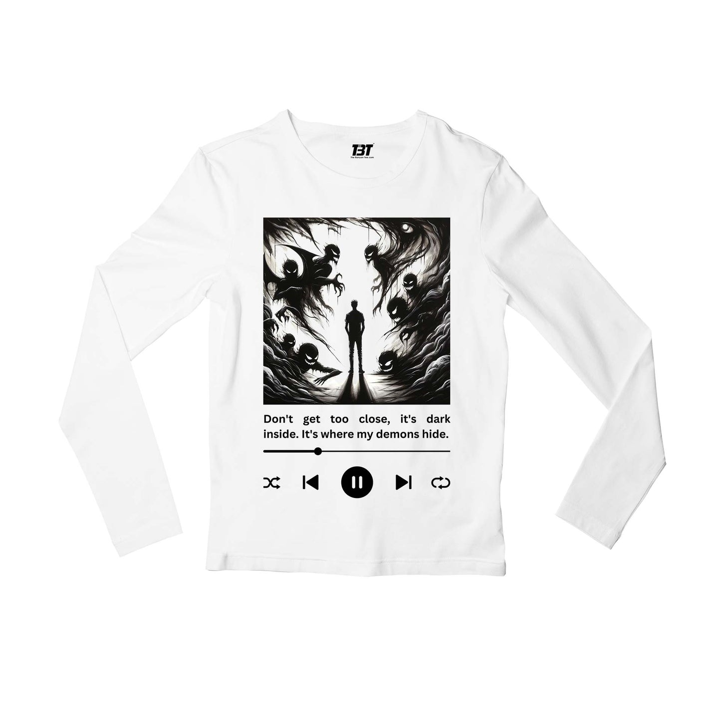 imagine dragons demons full sleeves long sleeves music band buy online india the banyan tee tbt men women girls boys unisex black