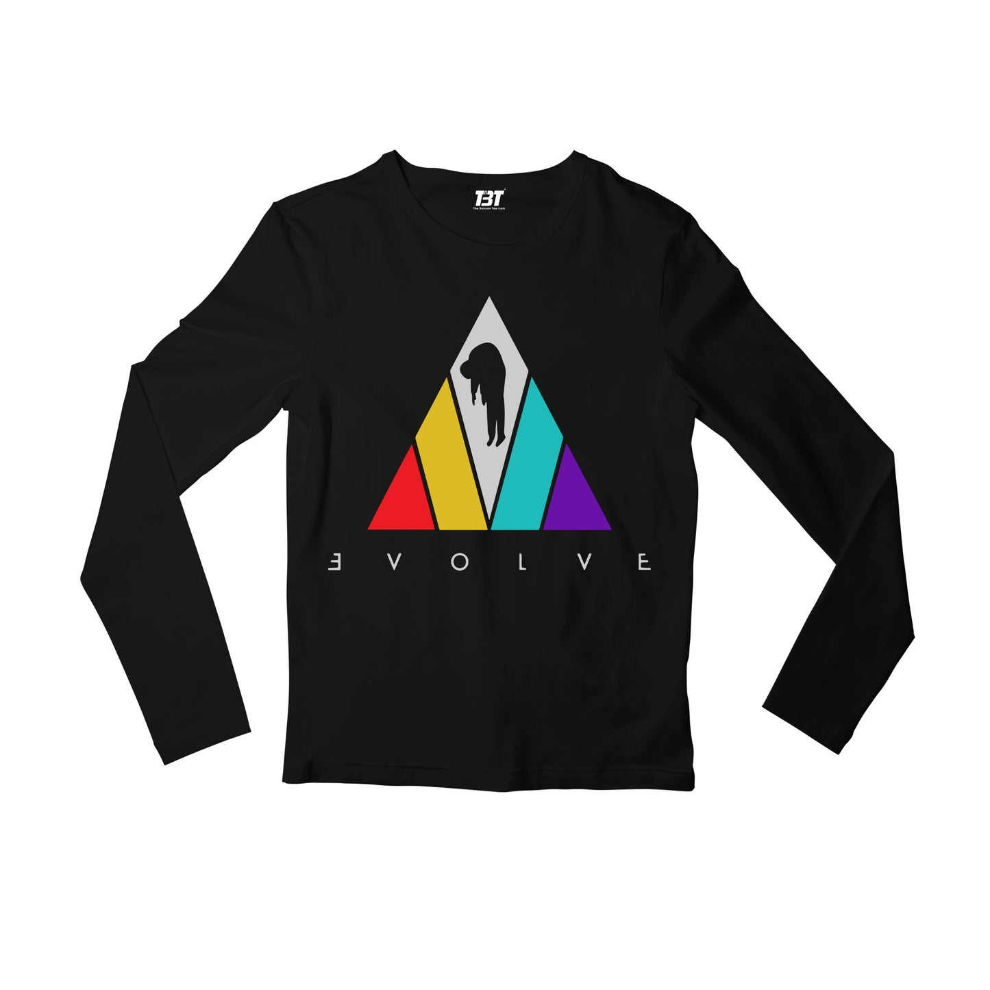 imagine dragons evolve full sleeves long sleeves music band buy online india the banyan tee tbt men women girls boys unisex black