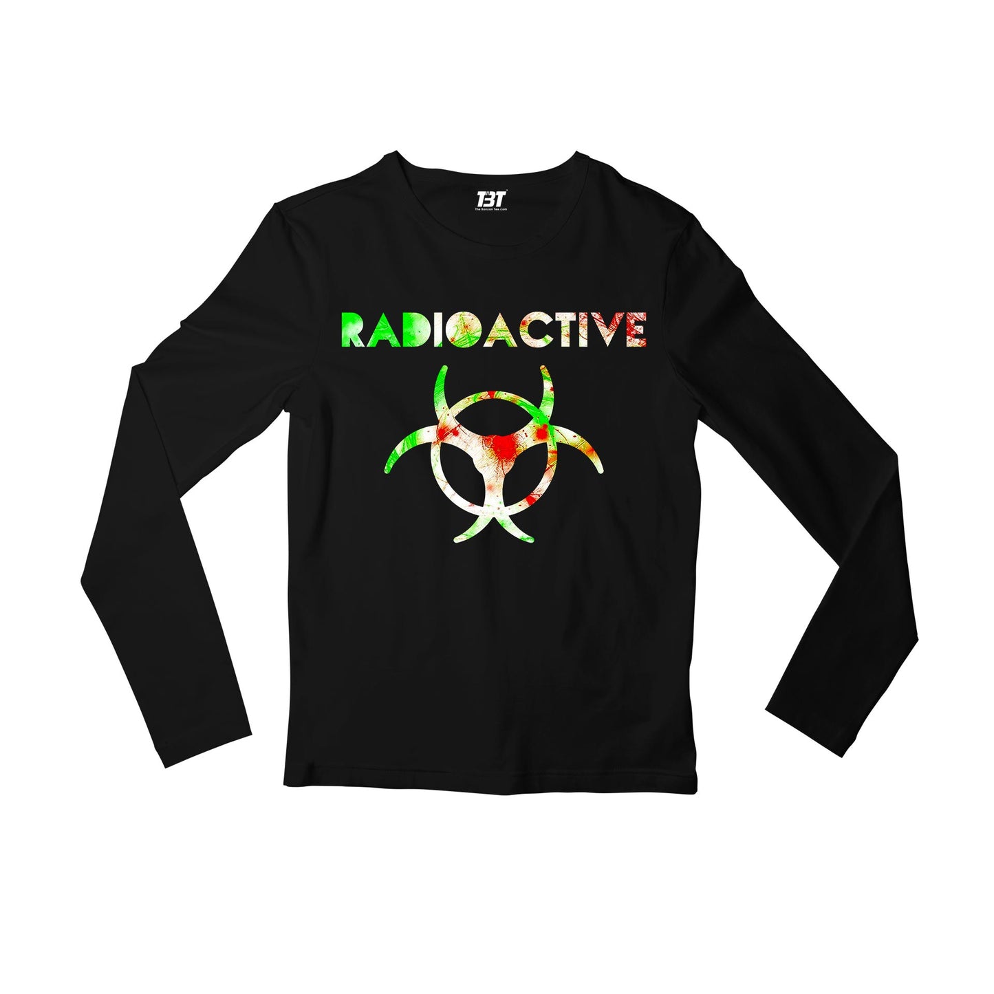 imagine dragons radioactive full sleeves long sleeves music band buy online india the banyan tee tbt men women girls boys unisex black
