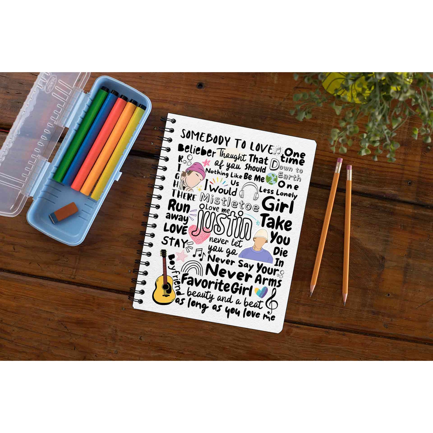 justin bieber bieber beats notebook notepad diary buy online india the banyan tee tbt unruled