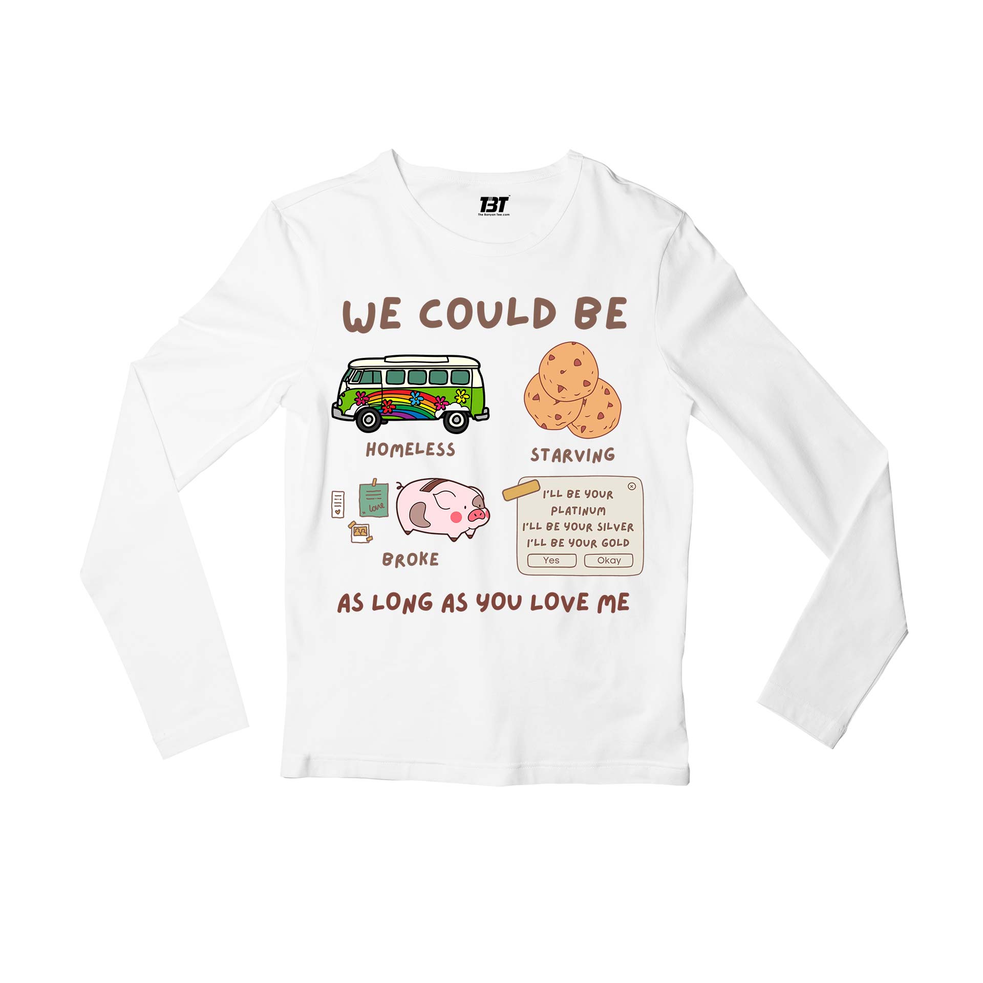 Buy Justin Bieber Full Sleeves T shirt As Long As You Love Me