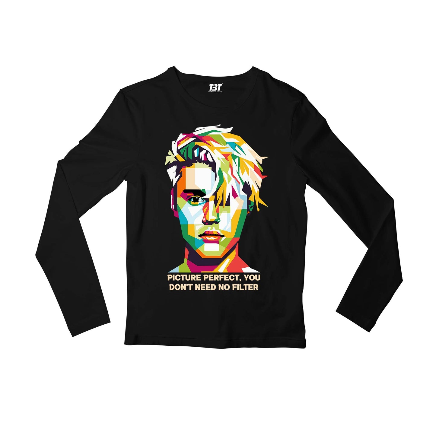 justin bieber intentions full sleeves long sleeves music band buy online india the banyan tee tbt men women girls boys unisex black