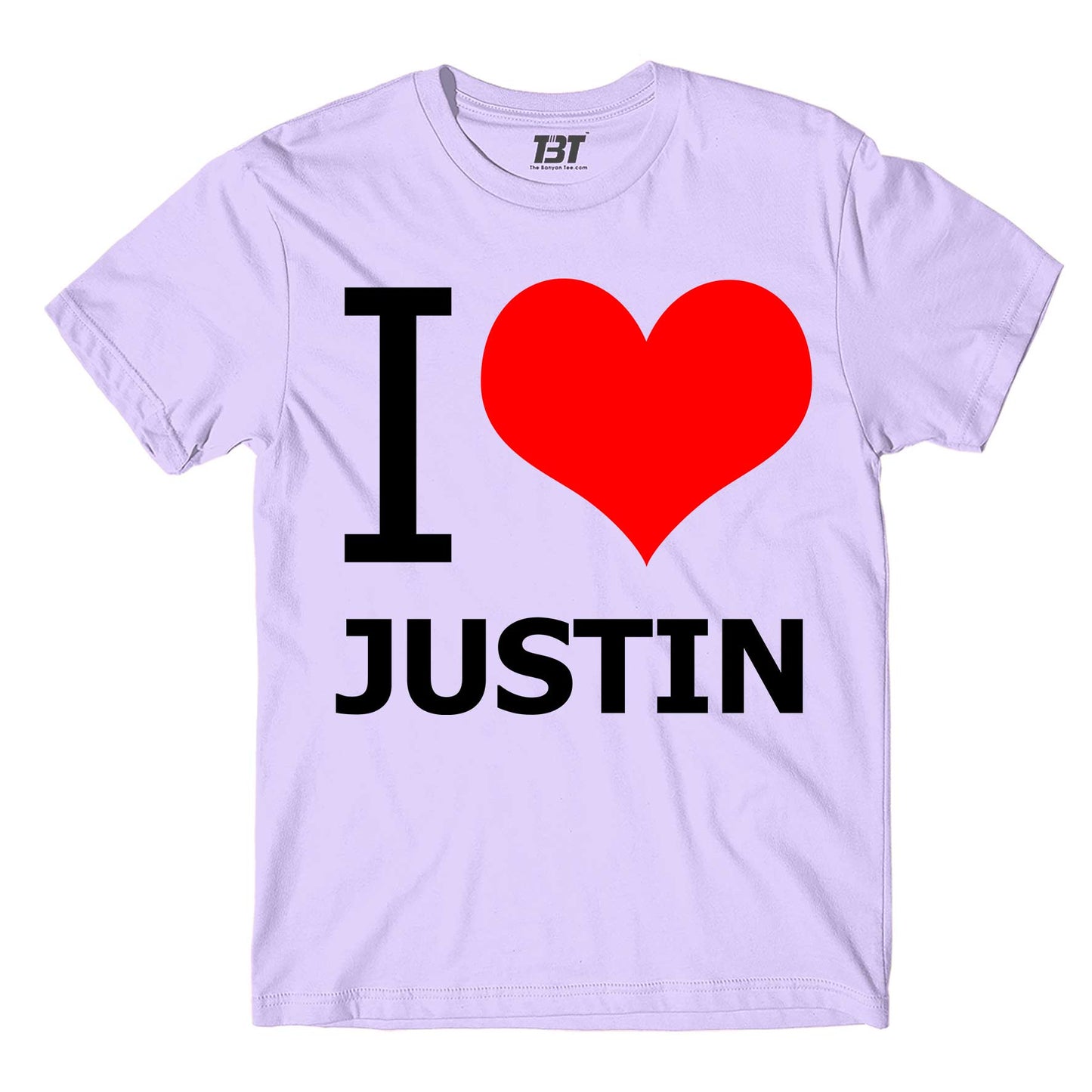 justin bieber i love justin t-shirt music band buy online india the banyan tee tbt men women girls boys unisex white