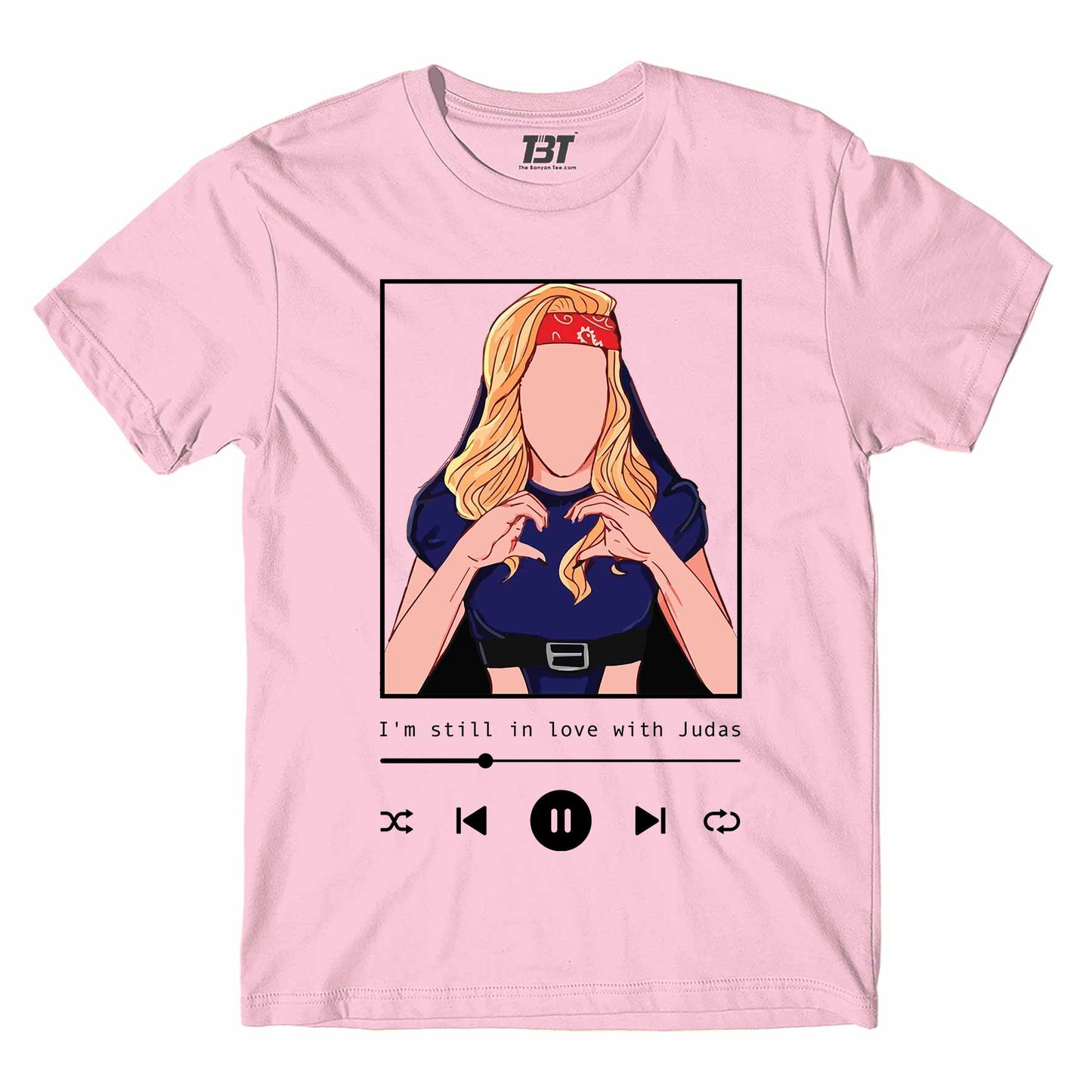 lady gaga judas t-shirt music band buy online india the banyan tee tbt men women girls boys unisex baby pink
