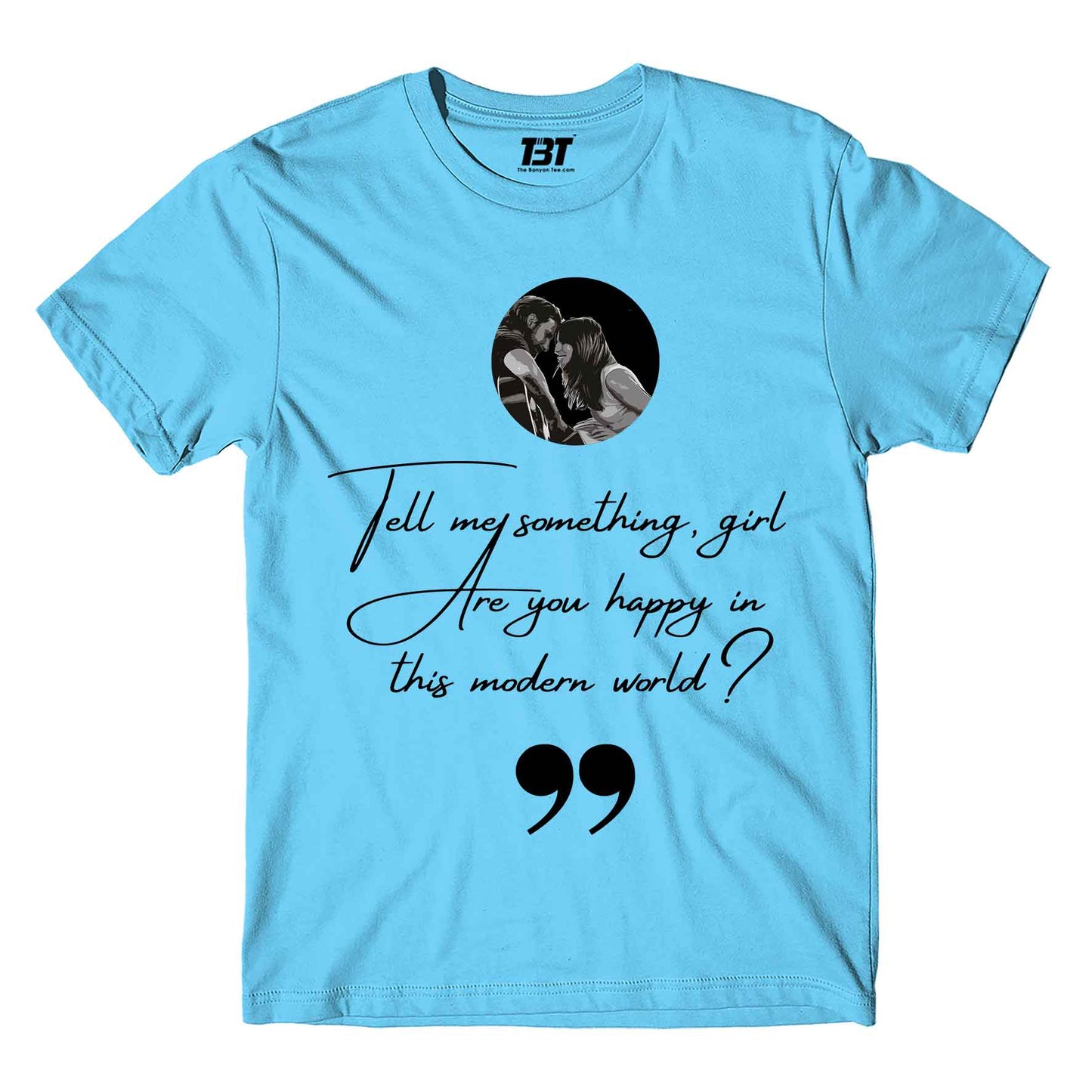 lady gaga shallow t-shirt music band buy online india the banyan tee tbt men women girls boys unisex gray