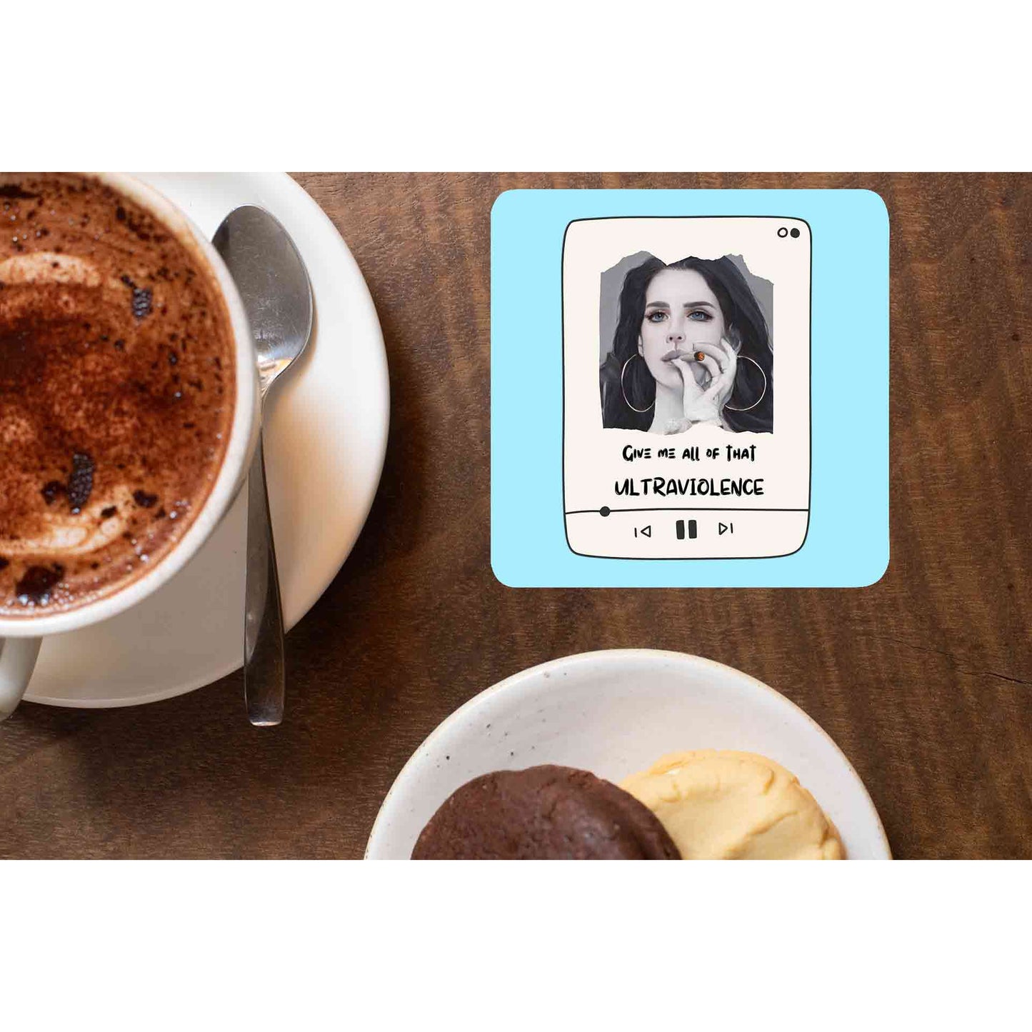 lana del rey ultraviolence coasters wooden table cups indian music band buy online india the banyan tee tbt men women girls boys unisex