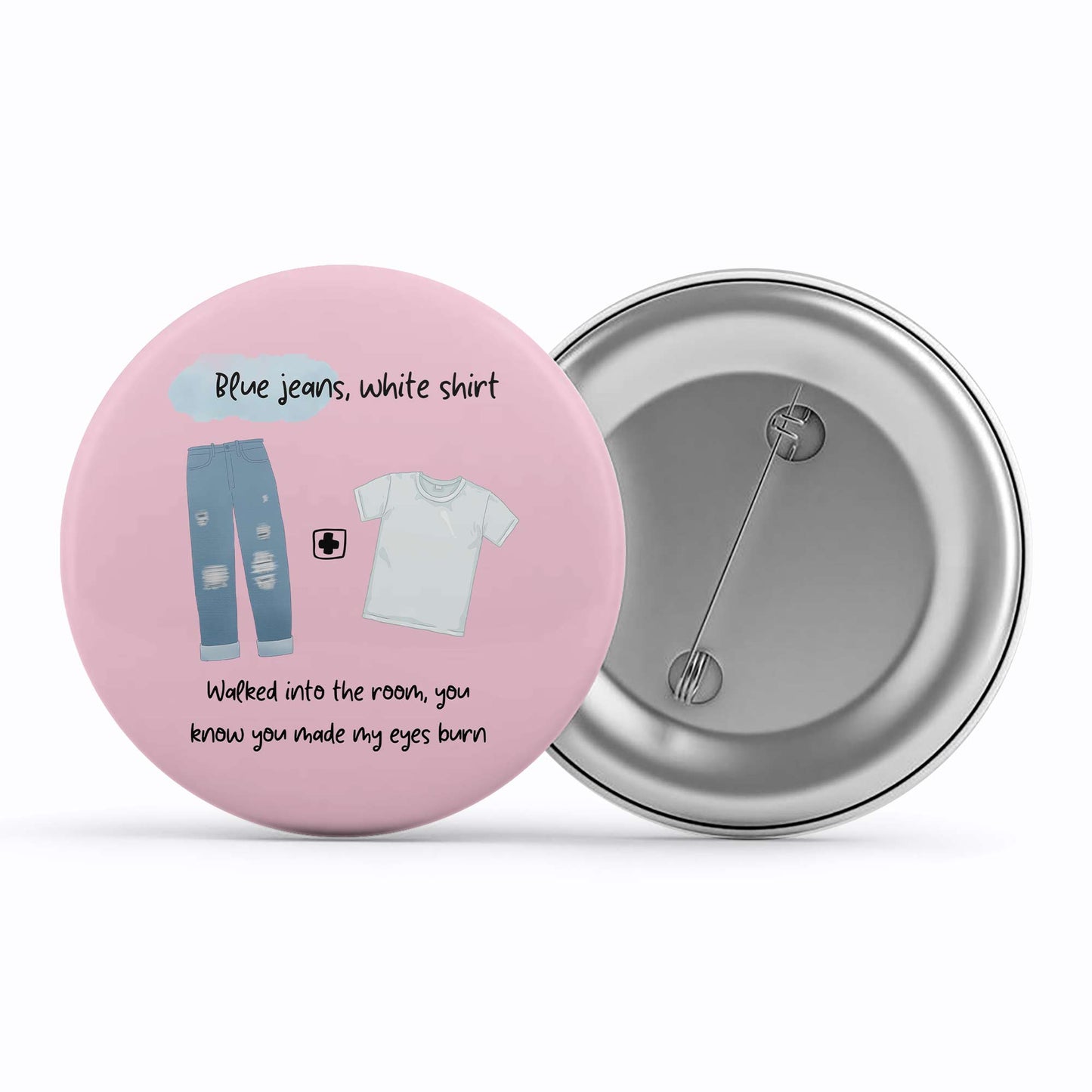lana del rey blue jeans badge pin button music band buy online india the banyan tee tbt men women girls boys unisex