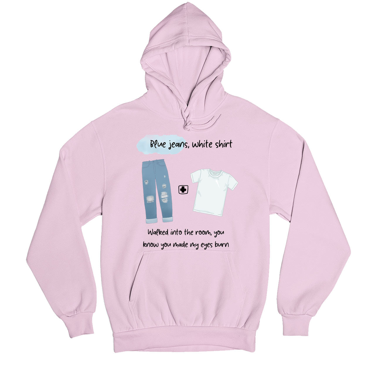 lana del rey blue jeans hoodie hooded sweatshirt winterwear music band buy online india the banyan tee tbt men women girls boys unisex baby pink