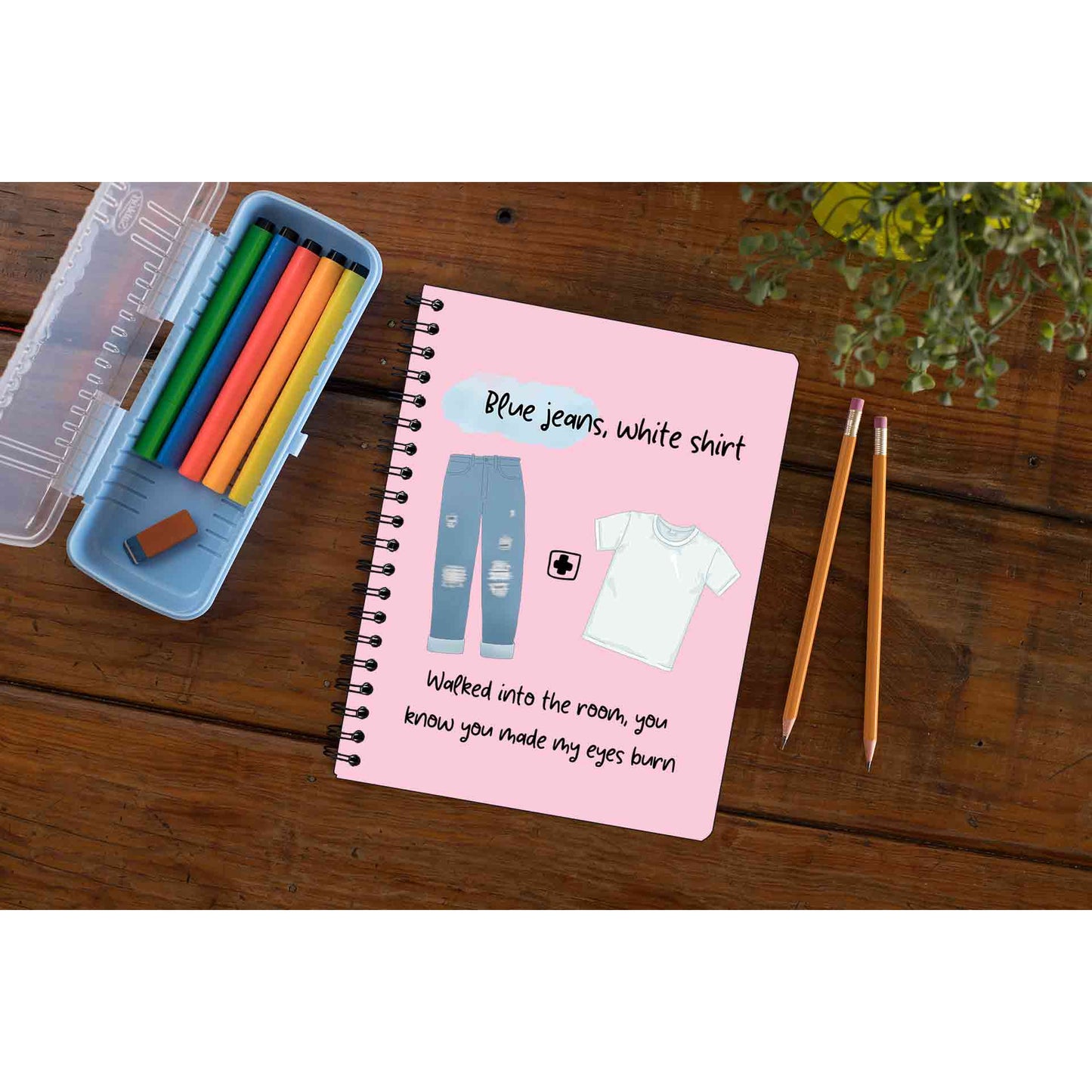 lana del rey blue jeans notebook notepad diary buy online india the banyan tee tbt unruled