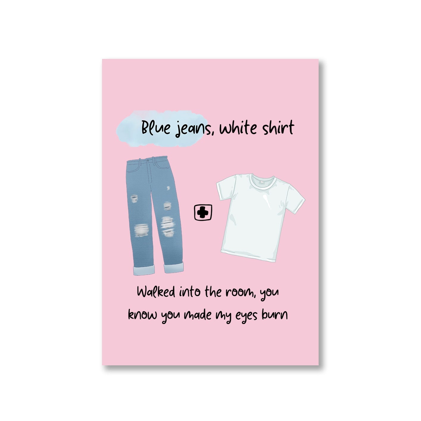 lana del rey blue jeans poster wall art buy online india the banyan tee tbt a4