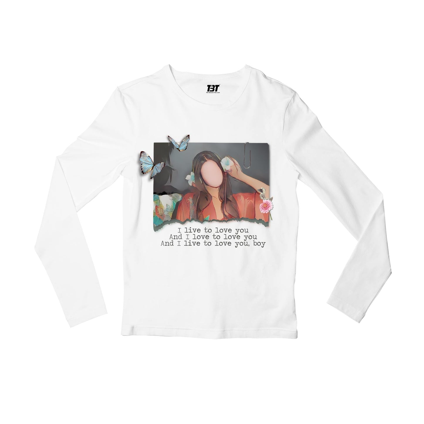 lana del rey music to watch boys to full sleeves long sleeves music band buy online india the banyan tee tbt men women girls boys unisex white