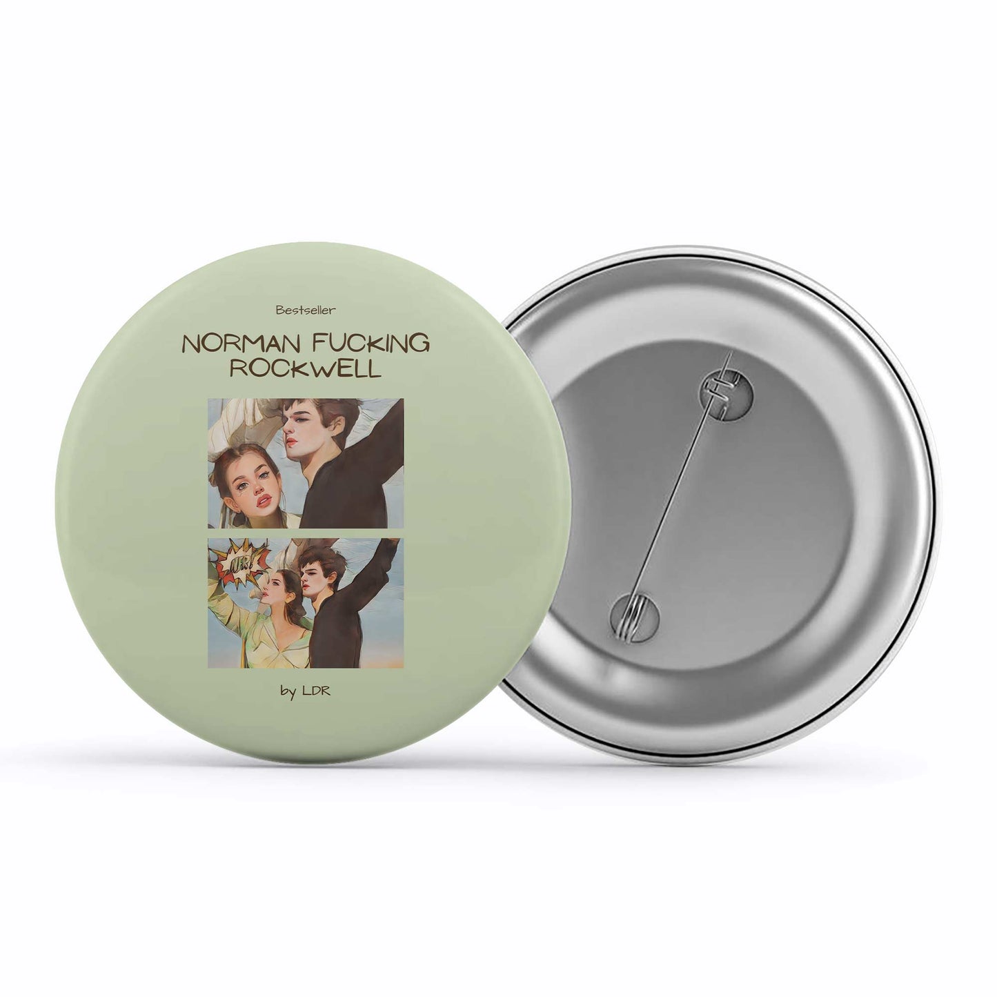 lana del rey norman fucking rockwell badge pin button music band buy online india the banyan tee tbt men women girls boys unisex