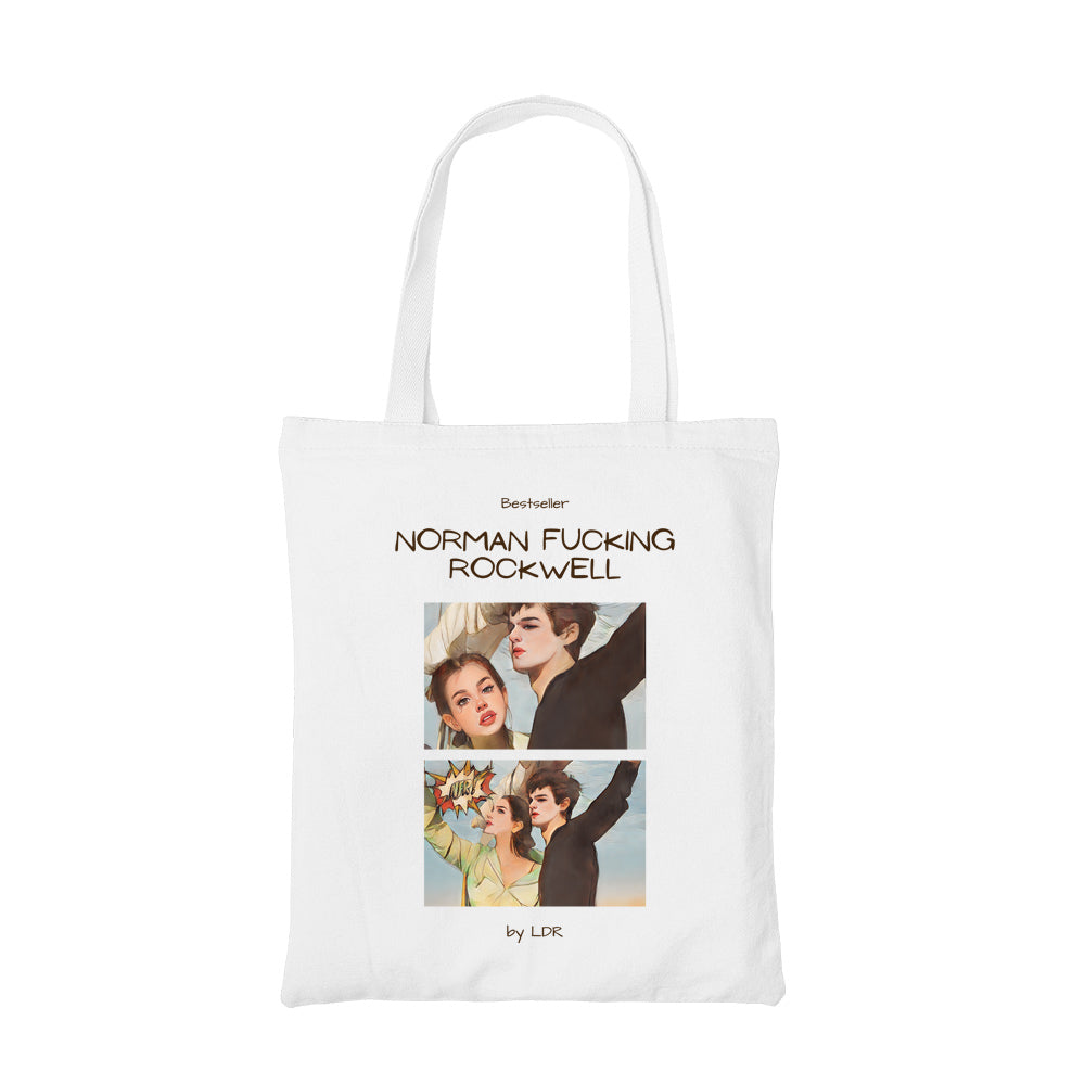 lana del rey norman fucking rockwell tote bag cotton printed music band buy online india the banyan tee tbt men women girls boys unisex