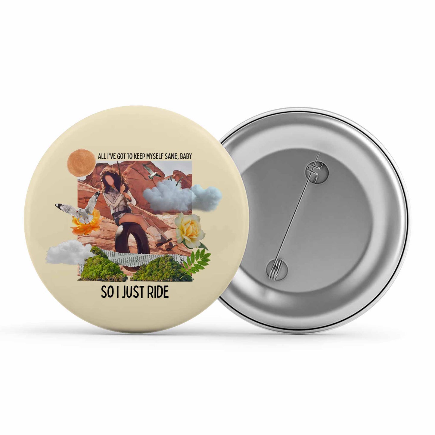 lana del rey ride badge pin button music band buy online india the banyan tee tbt men women girls boys unisex