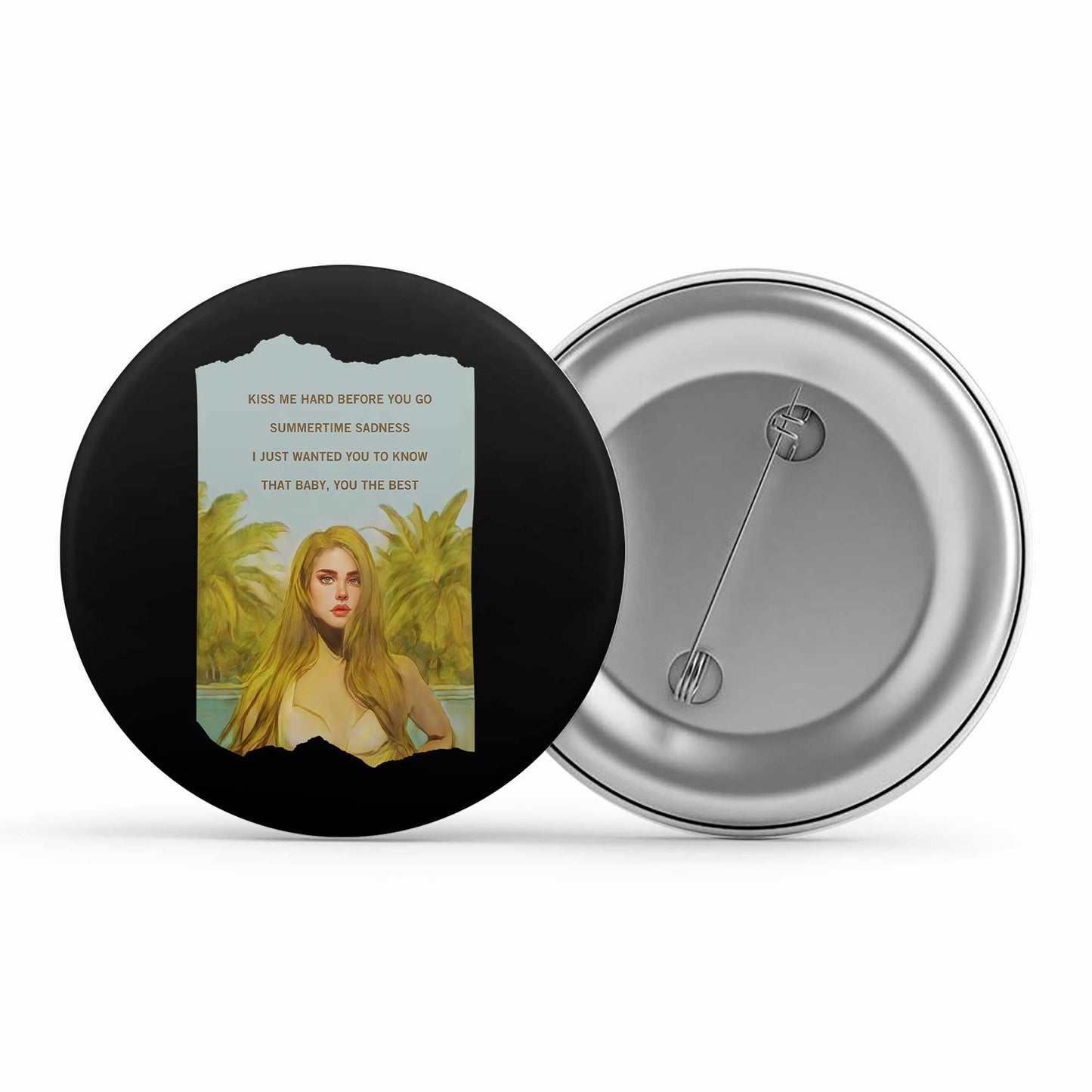 lana del rey summertime sadness badge pin button music band buy online india the banyan tee tbt men women girls boys unisex