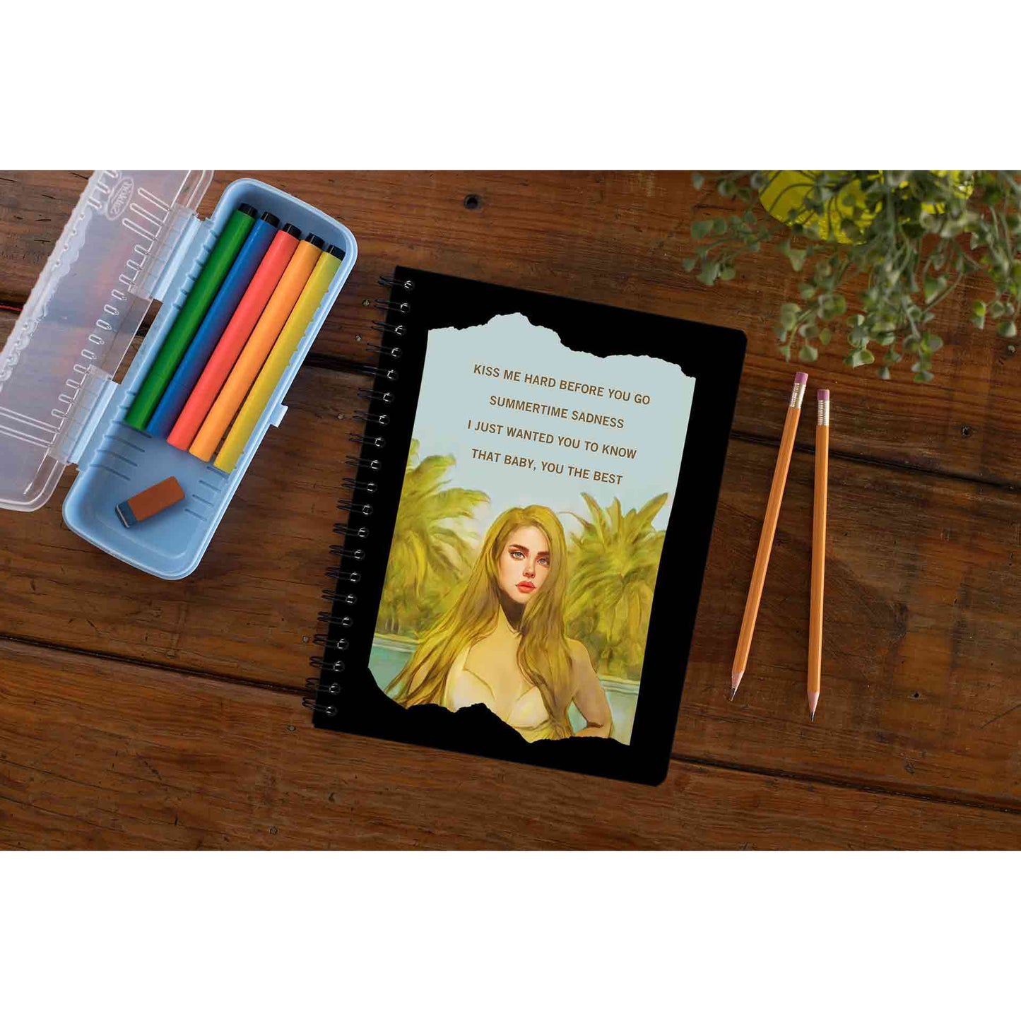 lana del rey summertime sadness notebook notepad diary buy online india the banyan tee tbt unruled