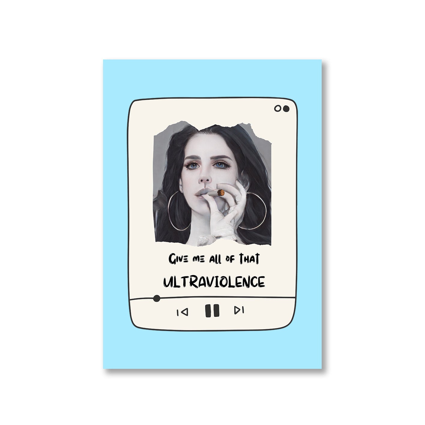 lana del rey ultraviolence poster wall art buy online india the banyan tee tbt a4