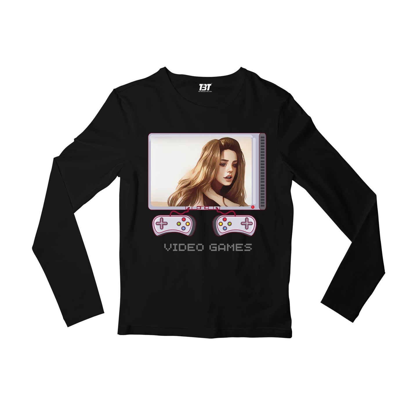 lana del rey video games full sleeves long sleeves music band buy online india the banyan tee tbt men women girls boys unisex black