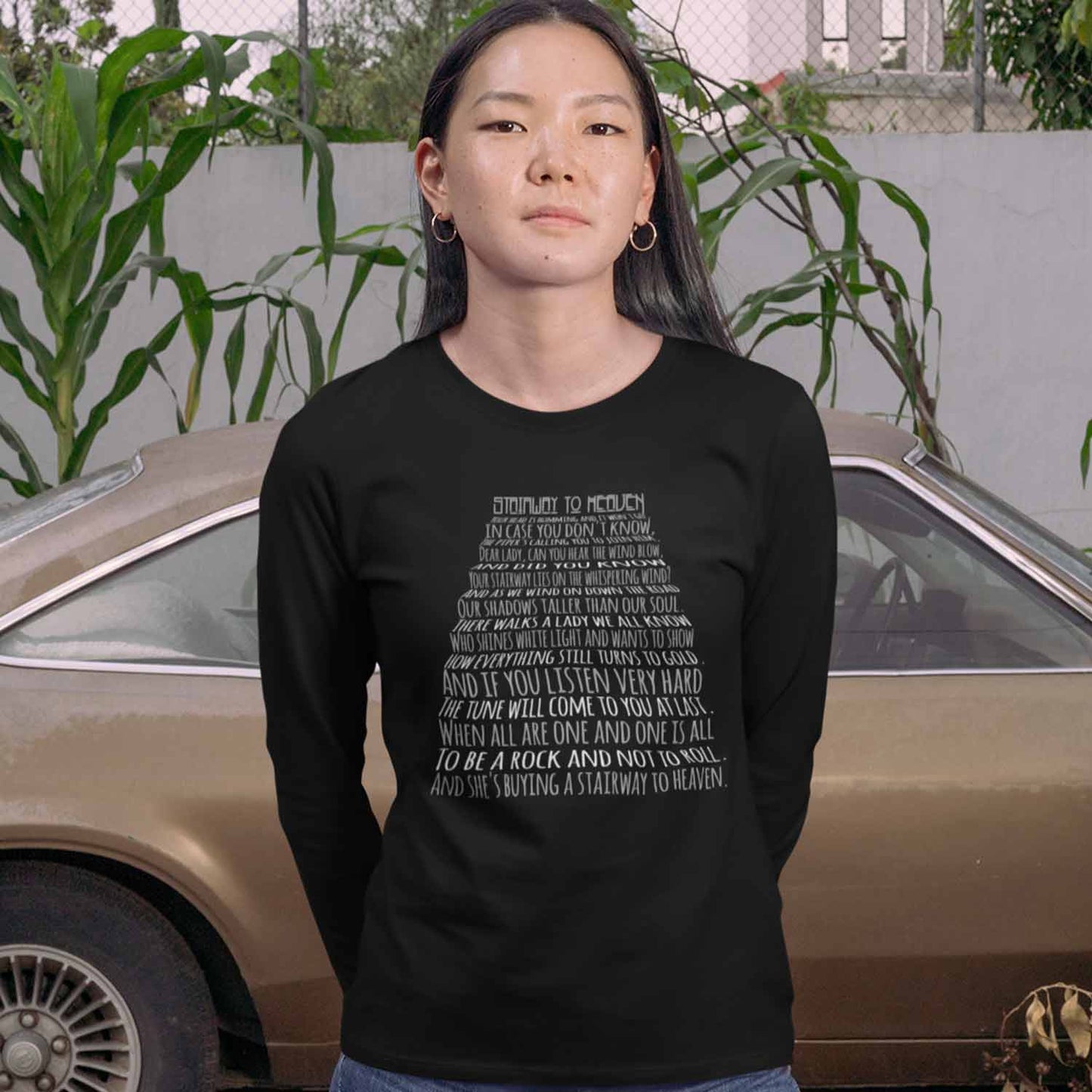 Led Zeppelin Full Sleeves T-shirt - Stairway To Heaven Full Sleeves T-shirt The Banyan Tee TBT