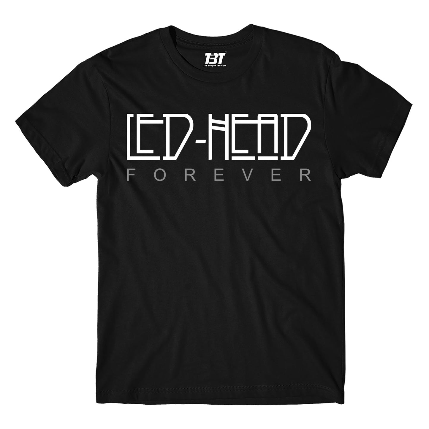 led zeppelin led head forever t-shirt music band buy online india the banyan tee tbt men women girls boys unisex black