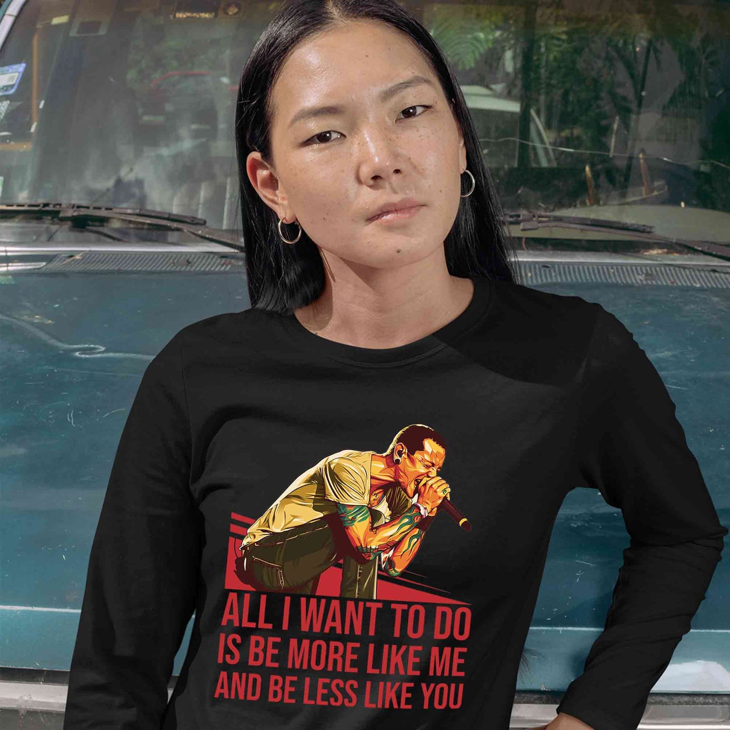 linkin park be more like me full sleeves long sleeves music band buy online india the banyan tee tbt men women girls boys unisex black