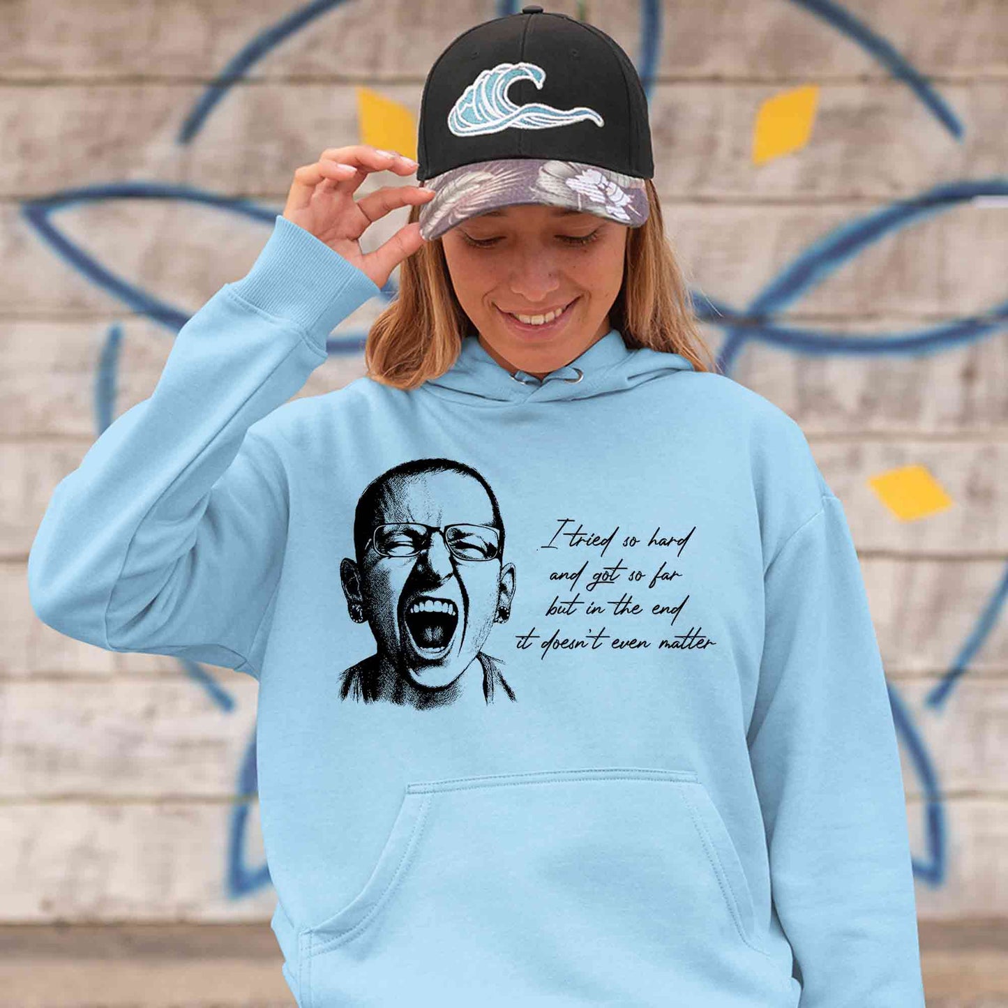 linkin park in the end hoodie hooded sweatshirt winterwear music band buy online india the banyan tee tbt men women girls boys unisex baby blue