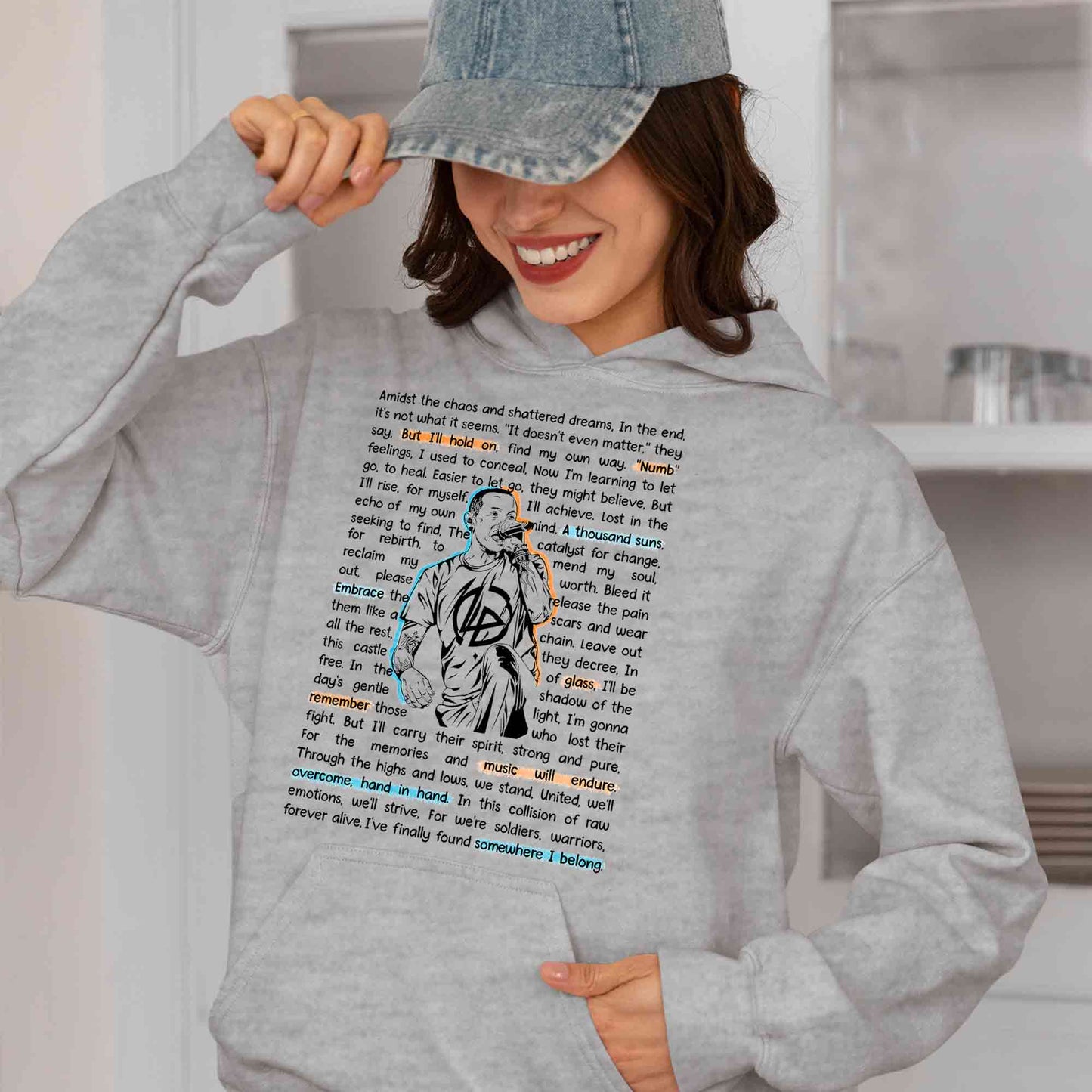 linkin park song story hoodie hooded sweatshirt winterwear music band buy online india the banyan tee tbt men women girls boys unisex gray