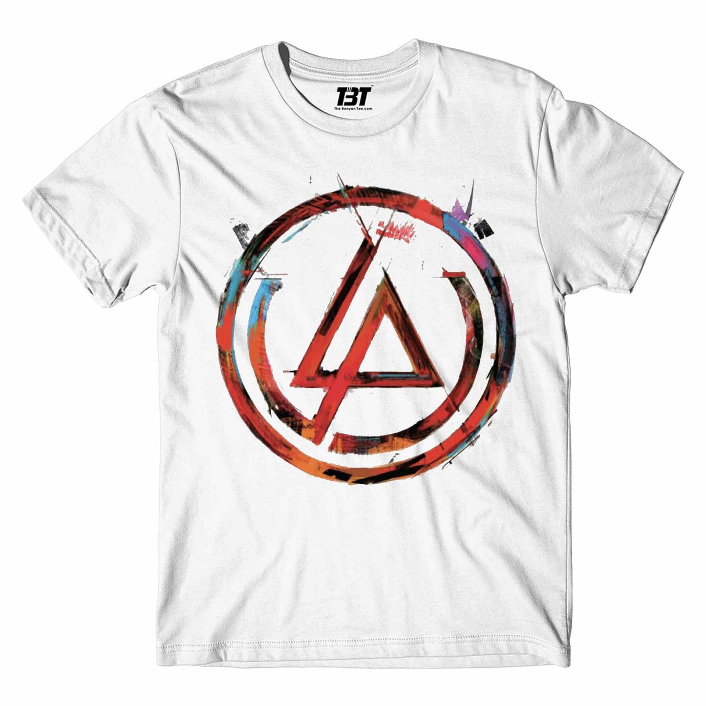 linkin park artwork t-shirt music band buy online india the banyan tee tbt men women girls boys unisex white