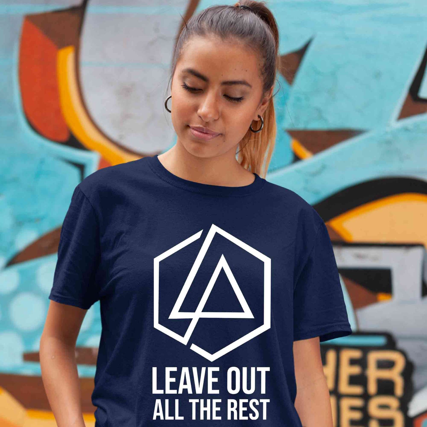 linkin park leave out all the rest t-shirt music band buy online india the banyan tee tbt men women girls boys unisex navy