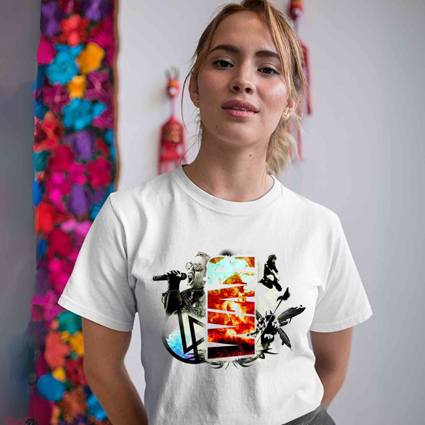 linkin park war t-shirt music band buy online india the banyan tee tbt men women girls boys unisex white