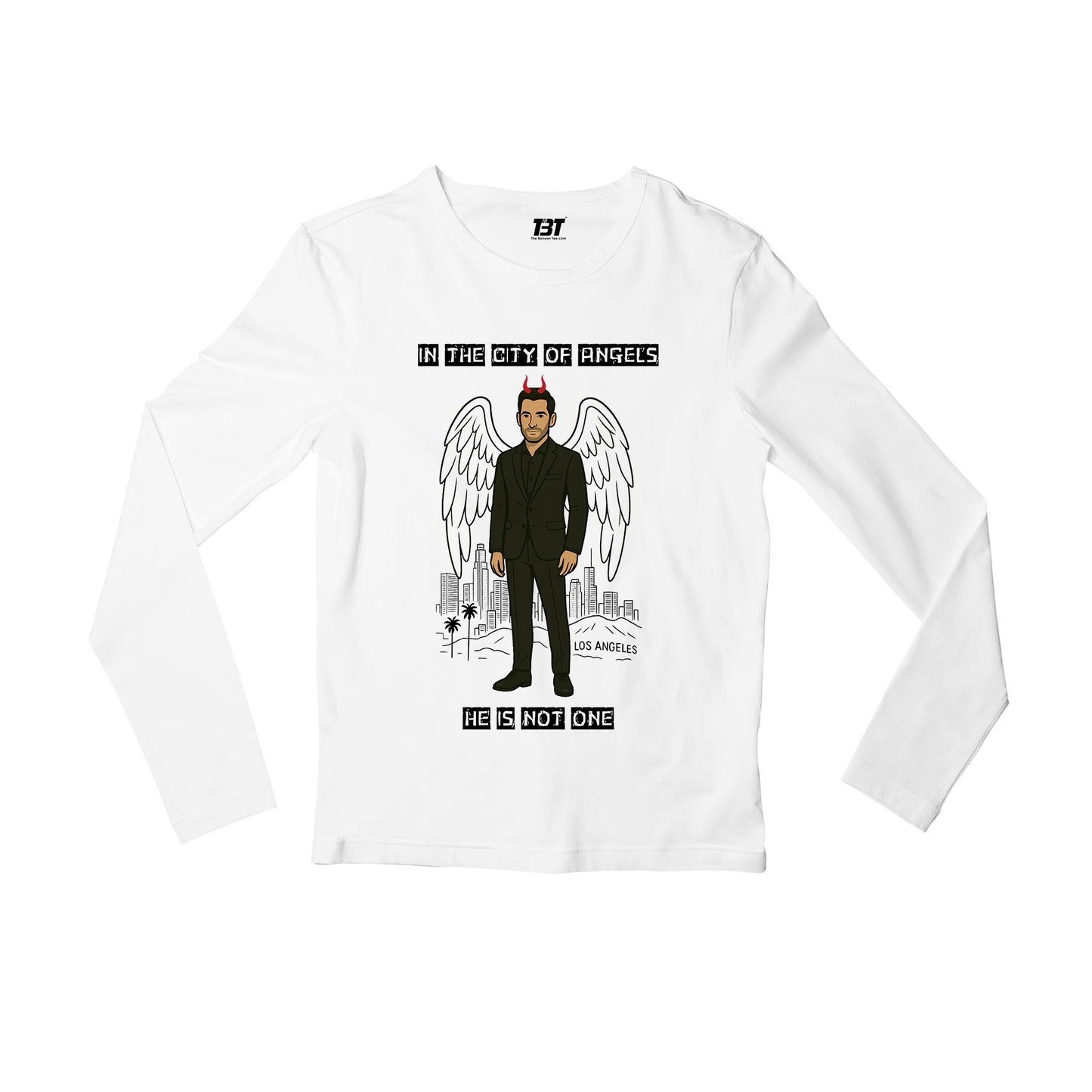 Lucifer Full Sleeves T-shirt - Full Sleeves T-shirt The Banyan Tee TBT