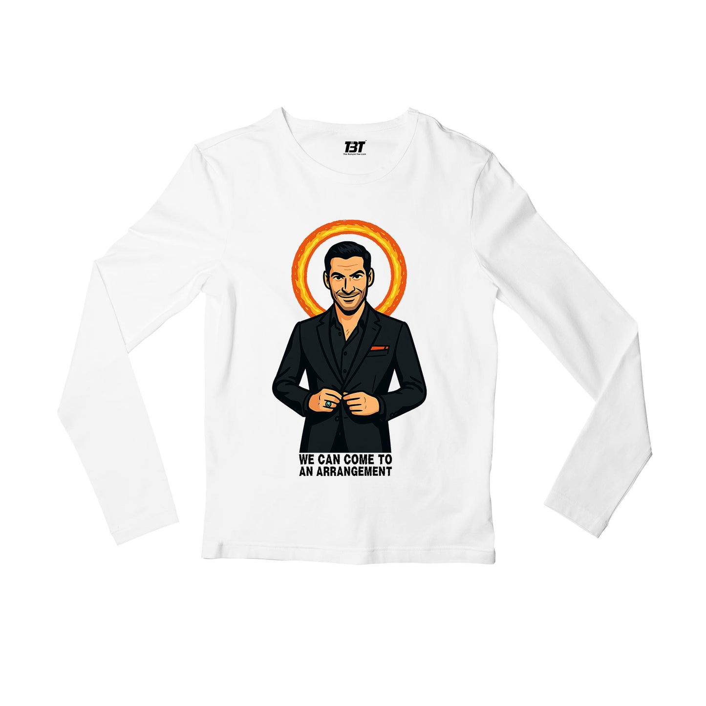 Lucifer Full Sleeves T-shirt - Miracles Full Sleeves T-shirt The Banyan Tee TBT