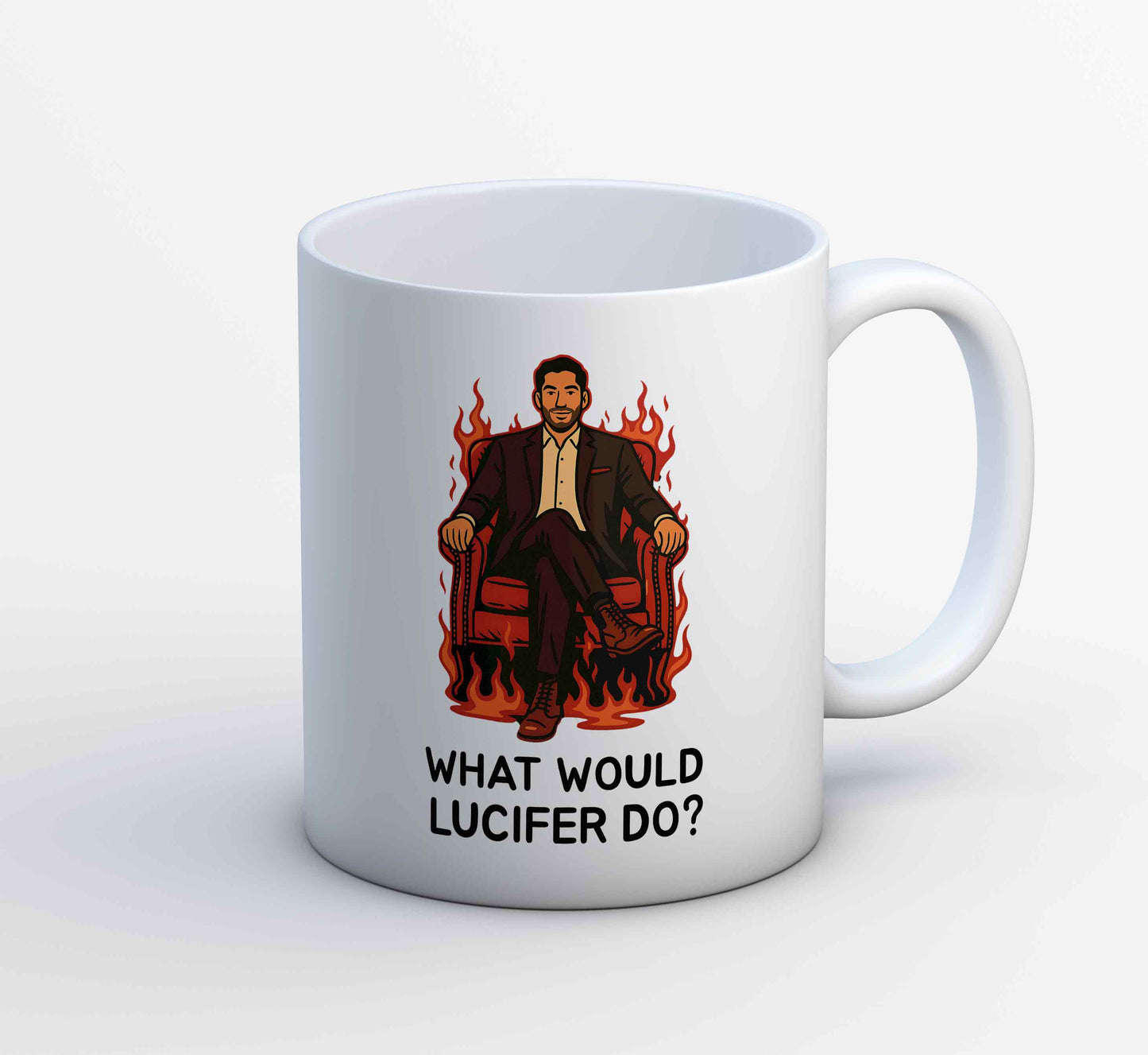 Lucifer Mug - What Would Lucifer Do? The Banyan Tee TBT