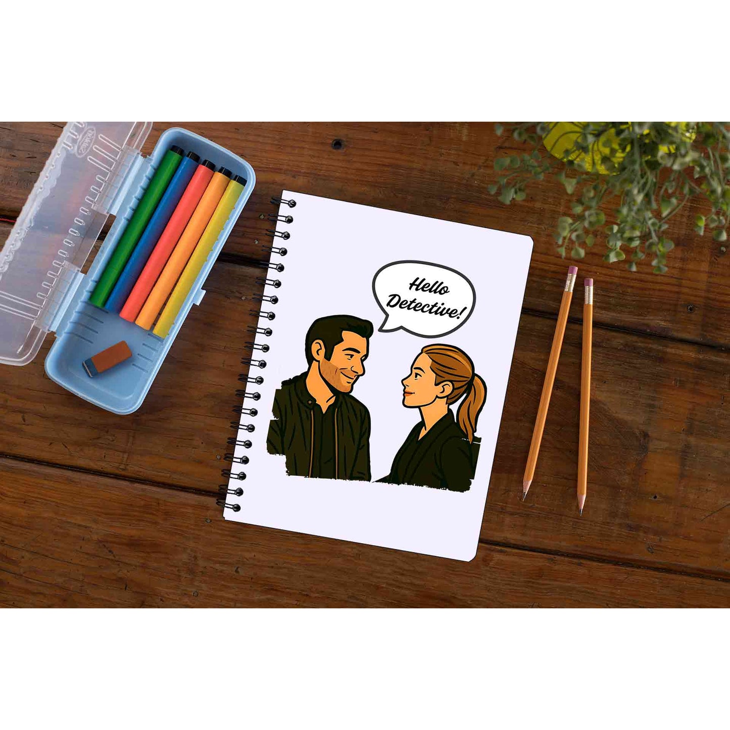 lucifer hello detective notebook notepad diary buy online india the banyan tee tbt unruled