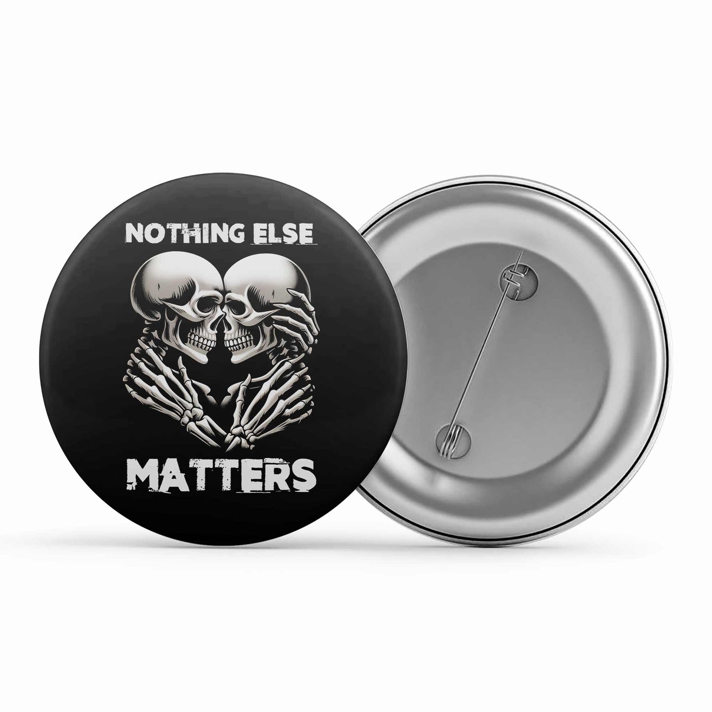 metallica nothing else matters badge pin button music band buy online india the banyan tee tbt men women girls boys unisex