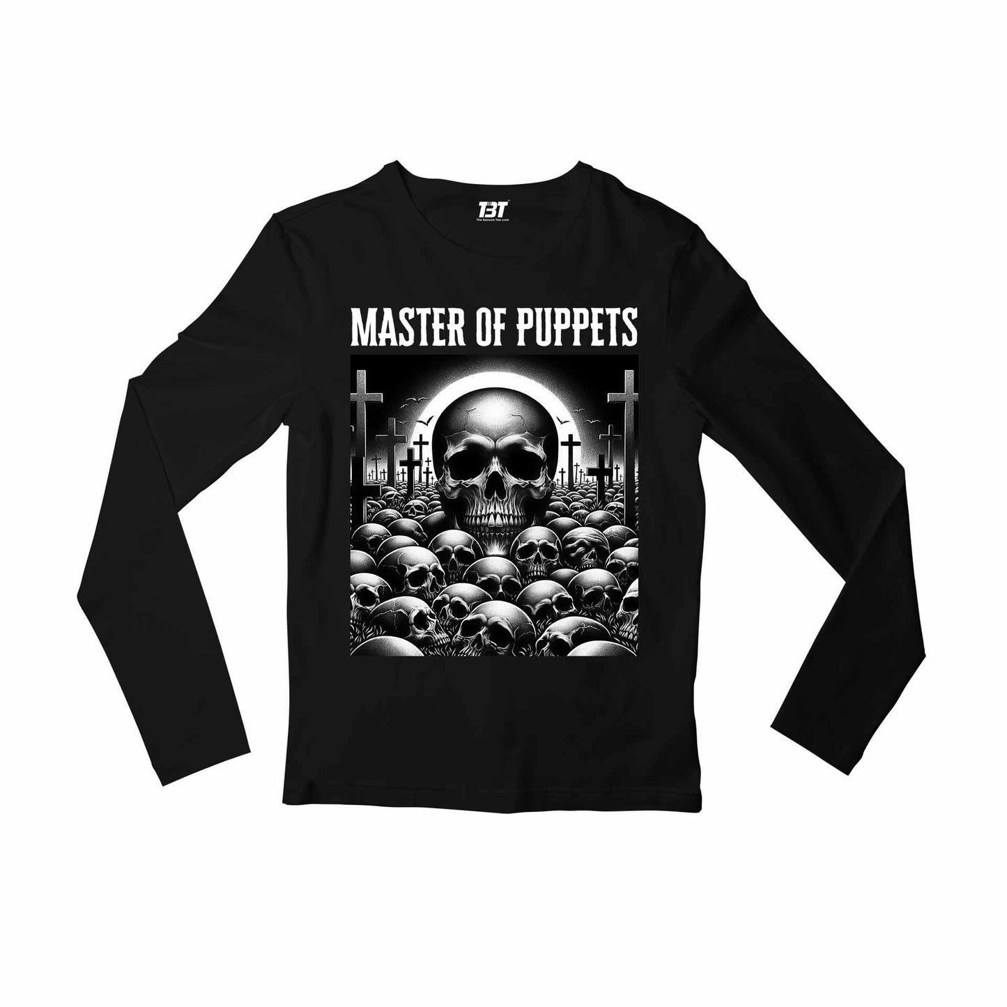 metallica obey your master full sleeves long sleeves music band buy online india the banyan tee tbt men women girls boys unisex black