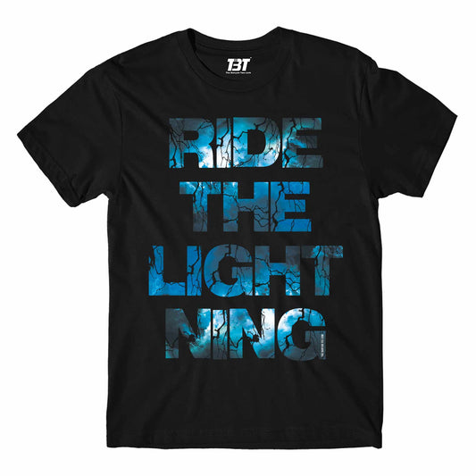 Metallica T-shirt Merchandise Clothing Apparel - Ride The Lightning T-shirt The Banyan Tee TBT