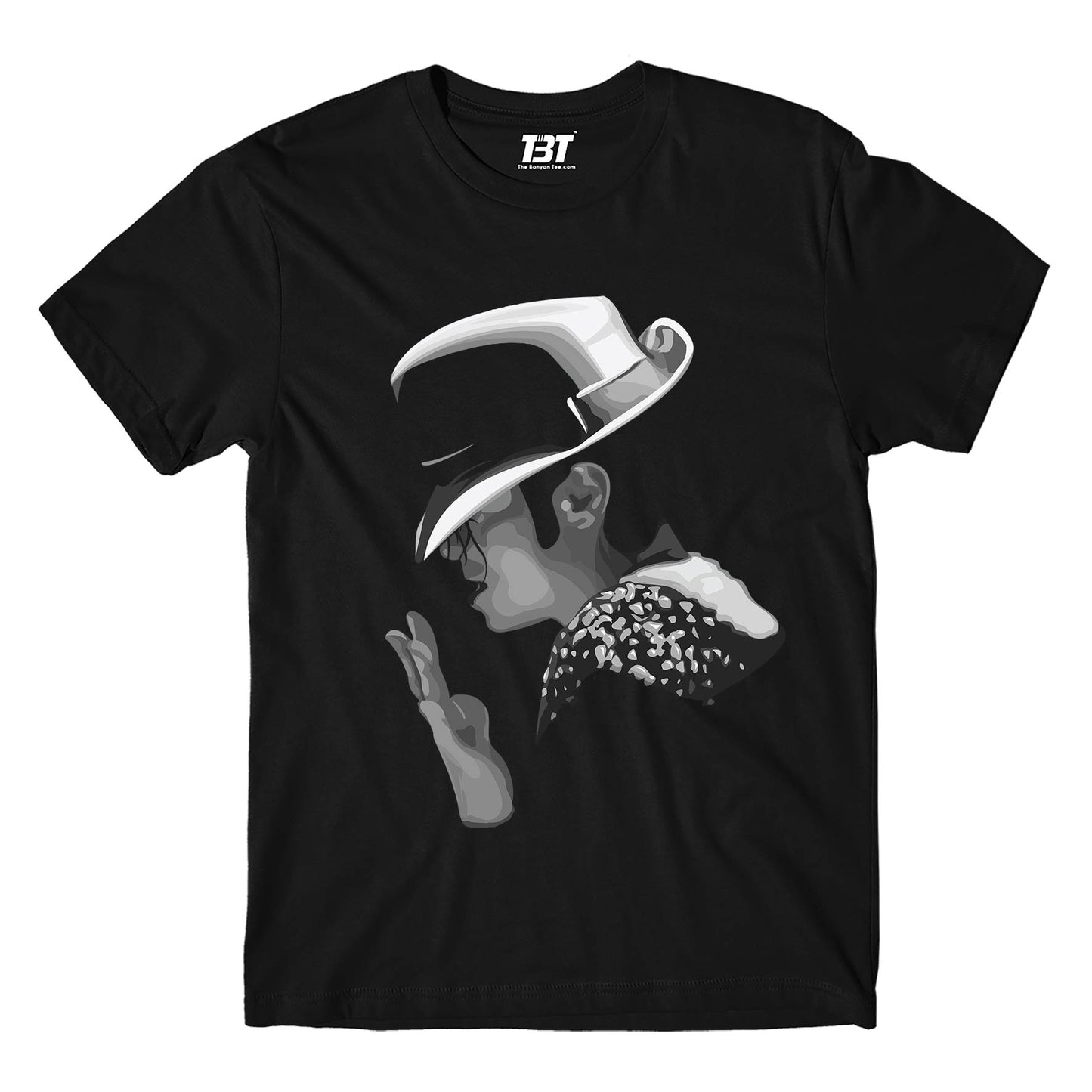 michael jackson artwork t-shirt music band buy online india the banyan tee tbt men women girls boys unisex black